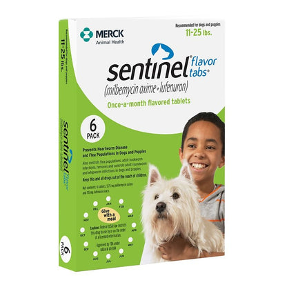Sentinel Flavor Tabs for Dogs