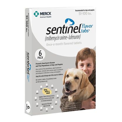 Sentinel Flavor Tabs for Dogs