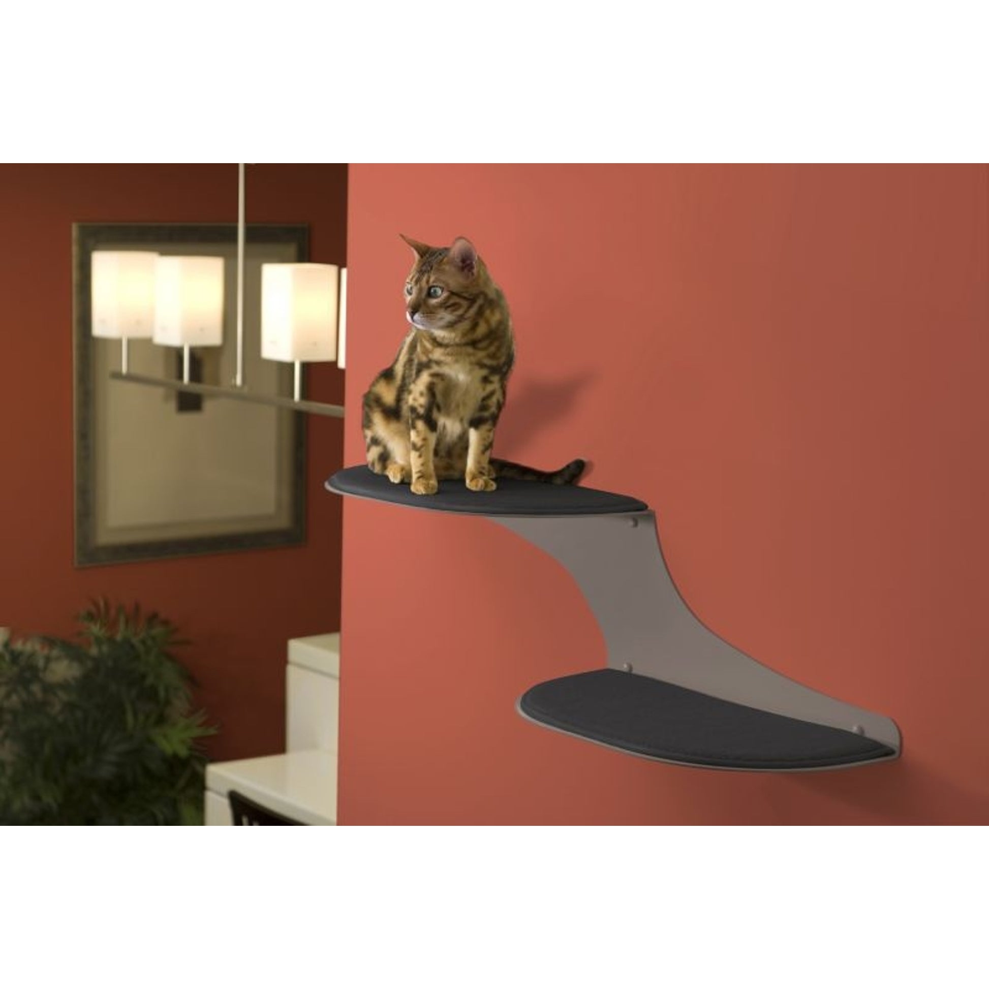 Refined Feline Cat Clouds Cat Shelf