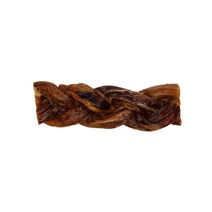 Smokehouse Single Braided Pizzle Dog Treat