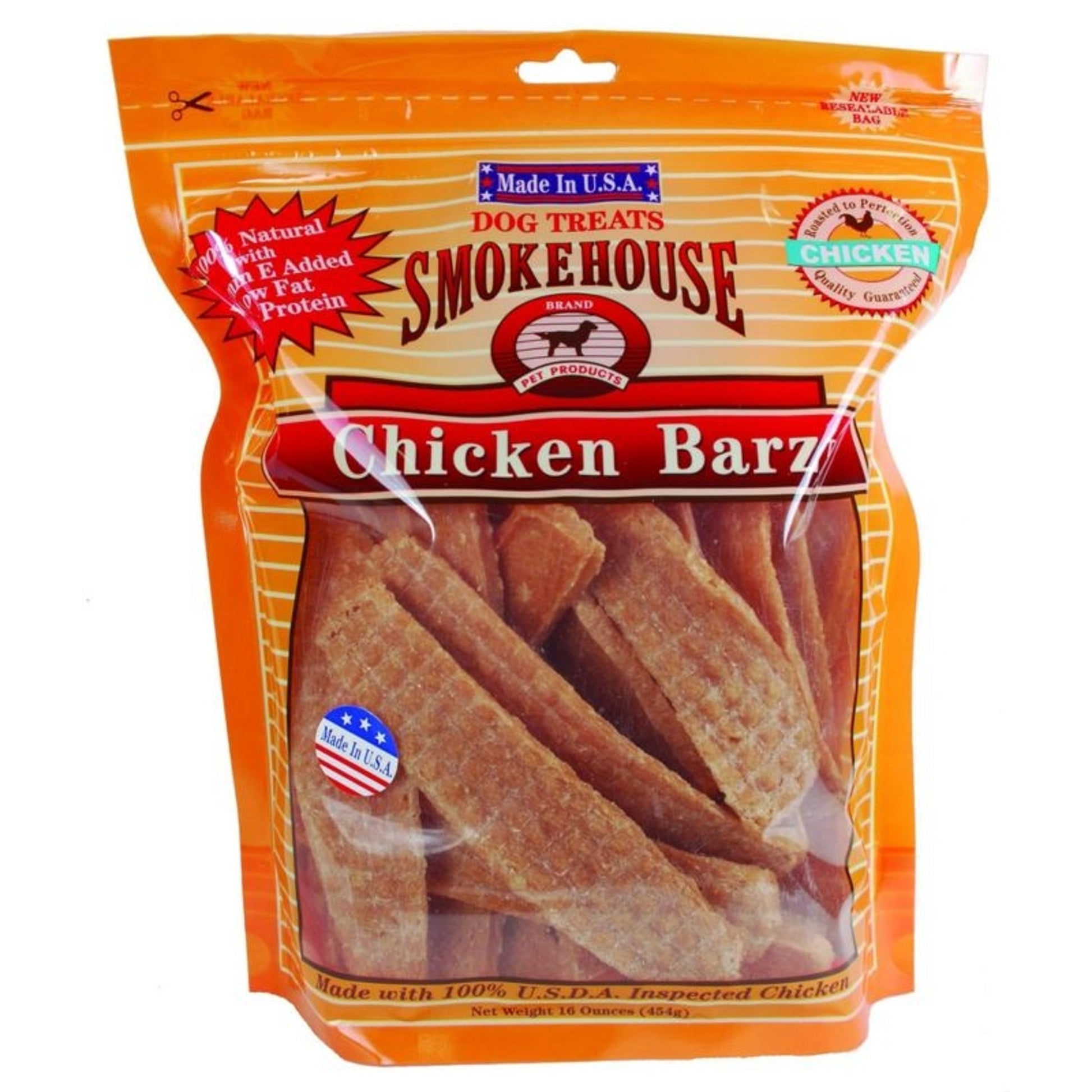 Smokehouse USA Prime Chicken Barz Dog Treat