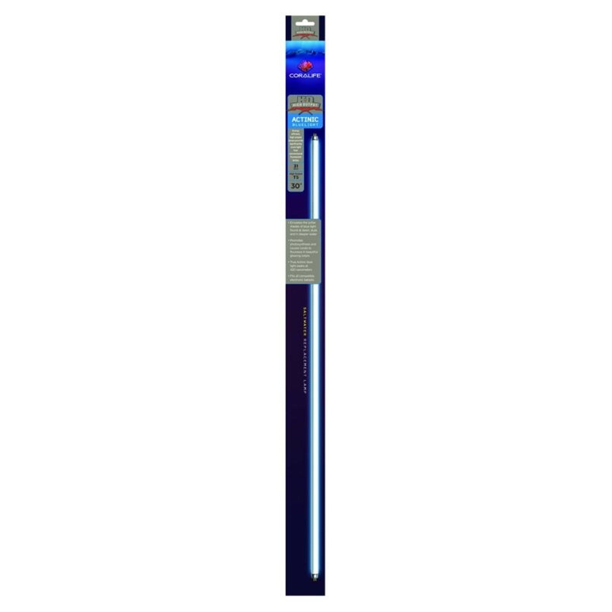 Coralife T5HO Actinic Aquarium Lamp