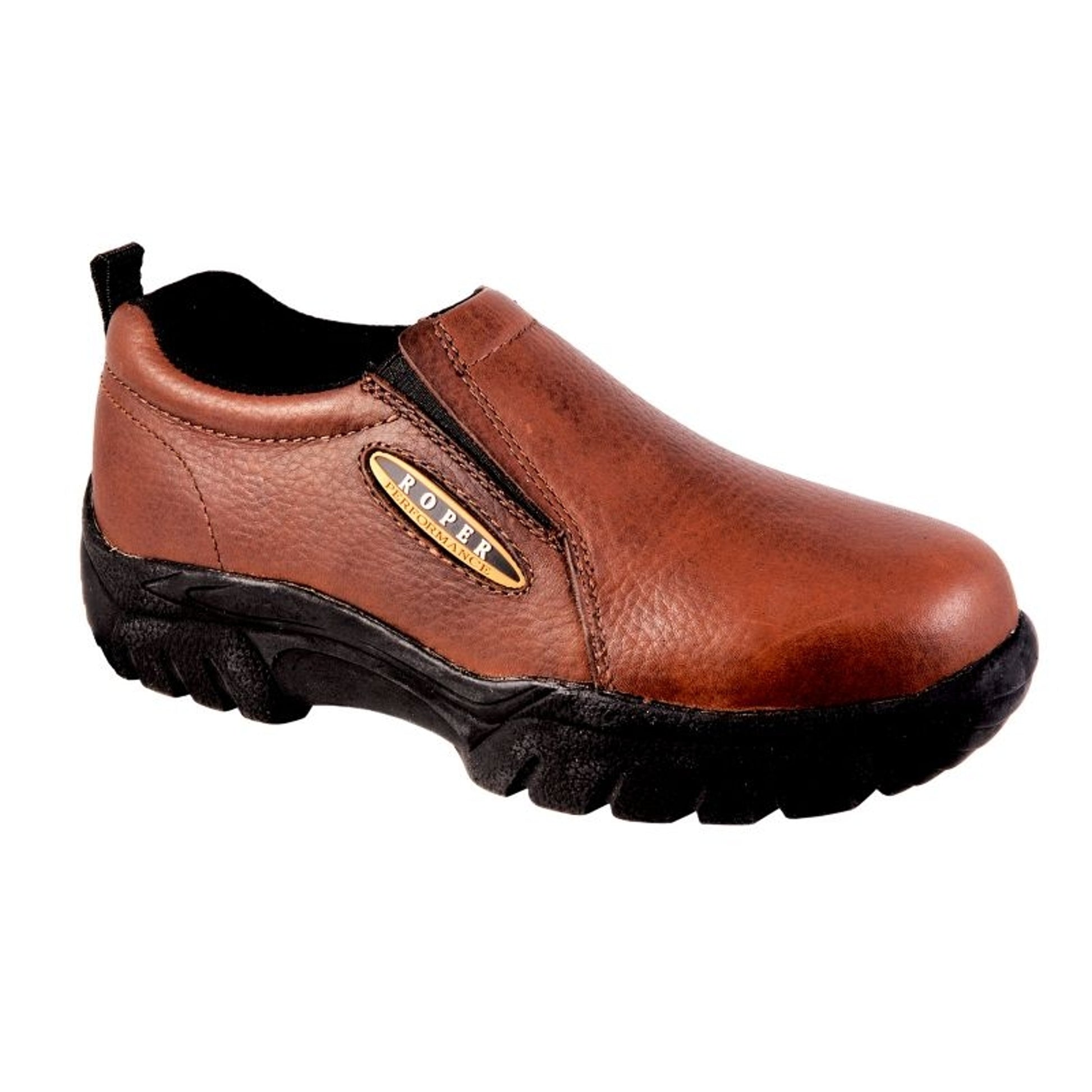 Roper Mens Leather Slip On Shoe