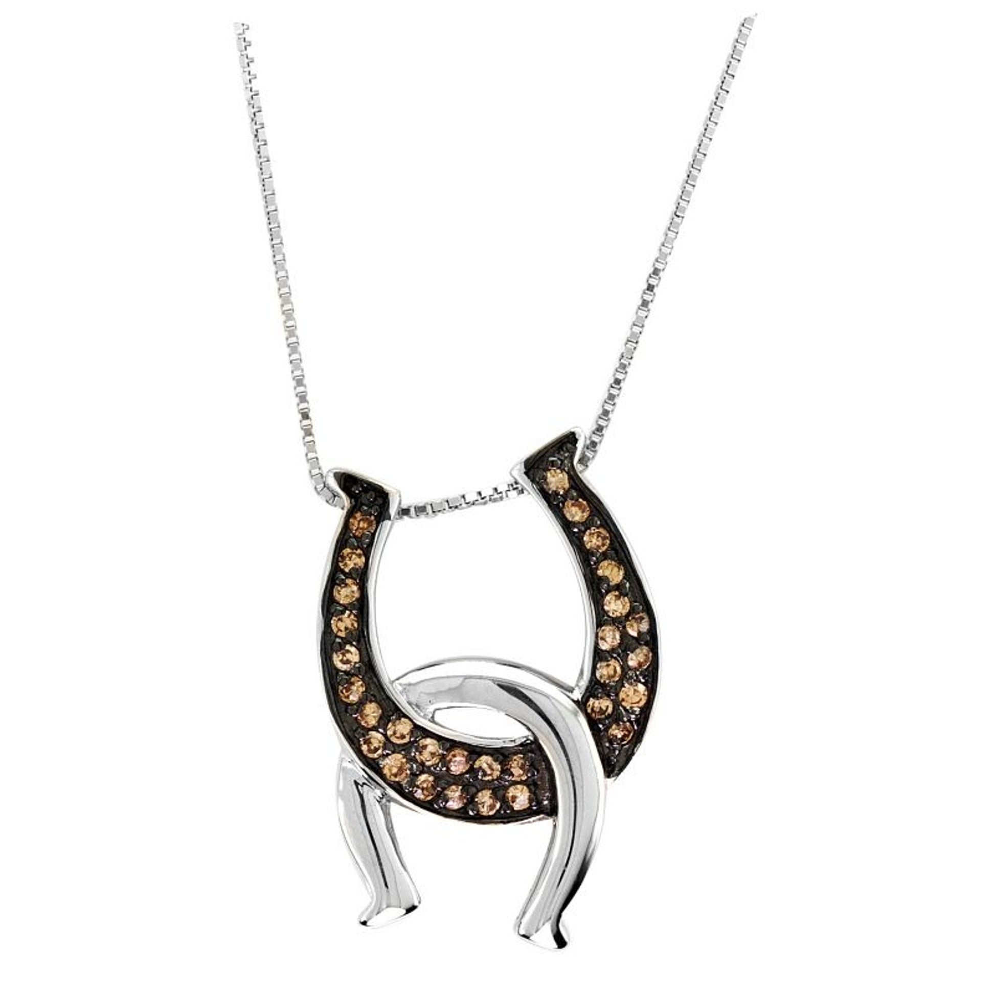 Kelly Herd Double Horseshoes Necklace