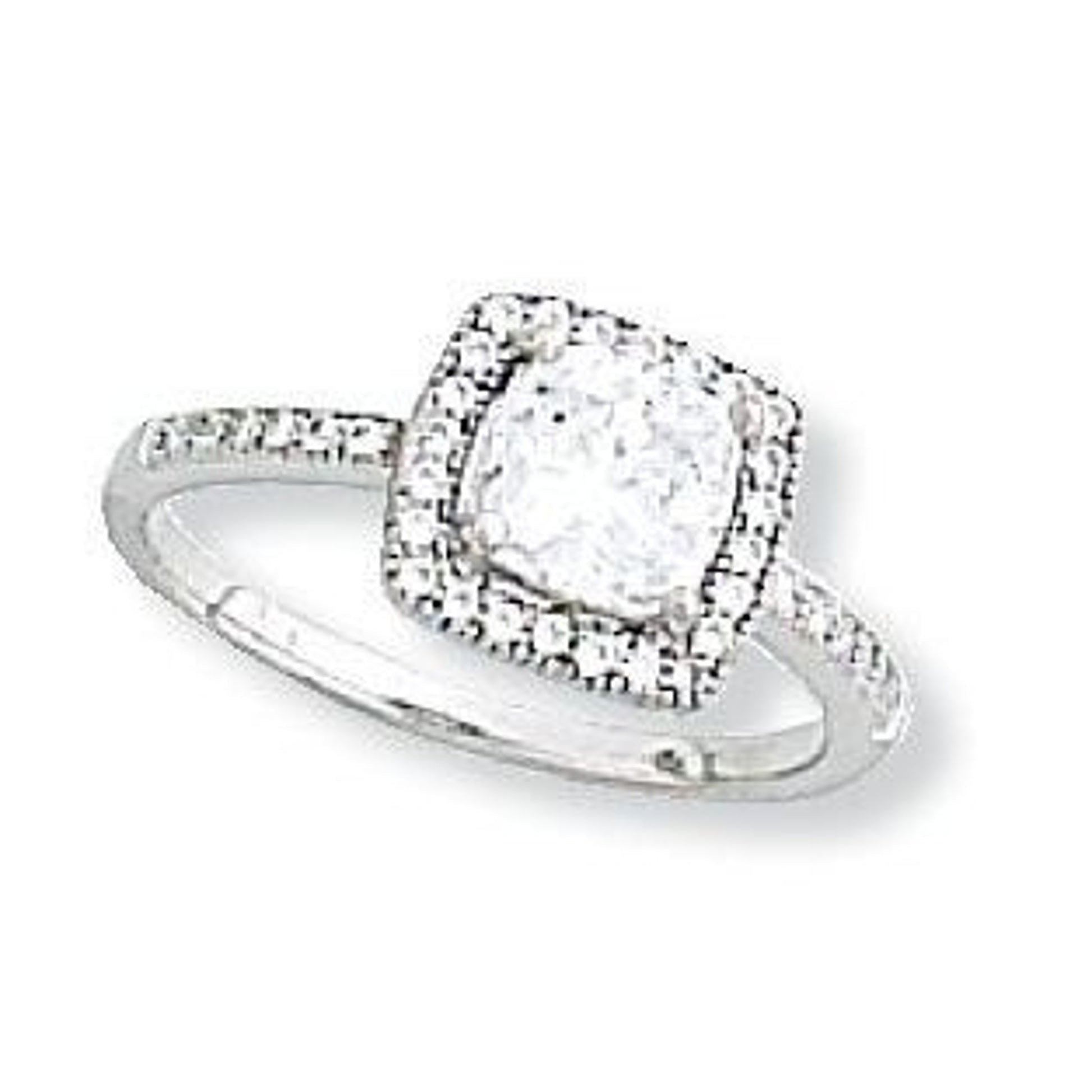 Kelly Herd Cubic Zirconia Square Ring