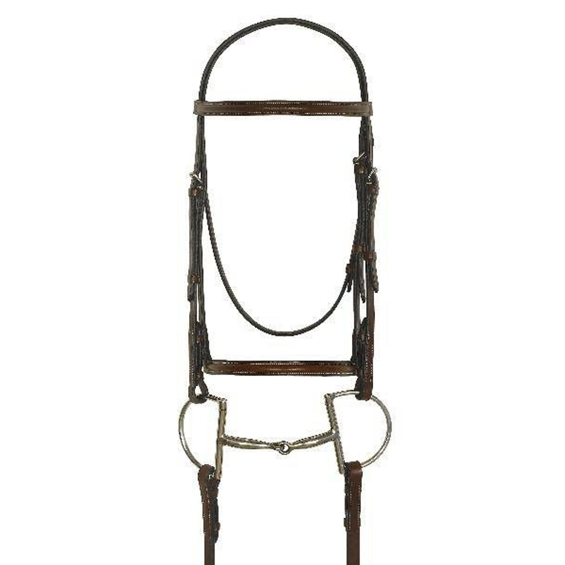 Camelot Gold Plain Raised Bridle
