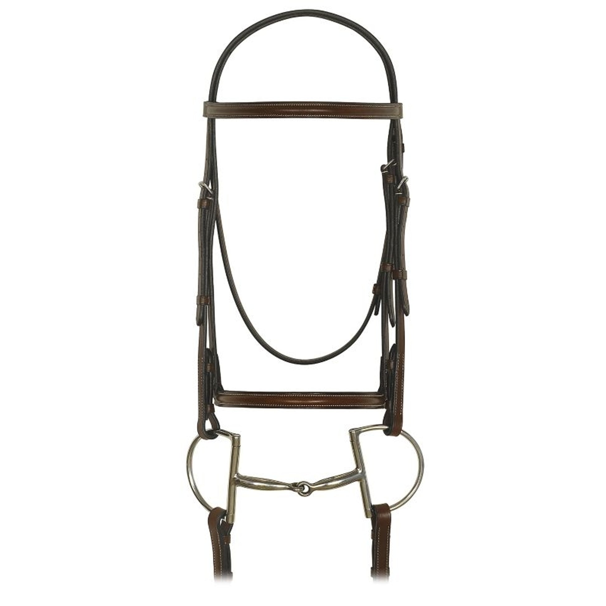 Camelot Gold Plain Raised Bridle