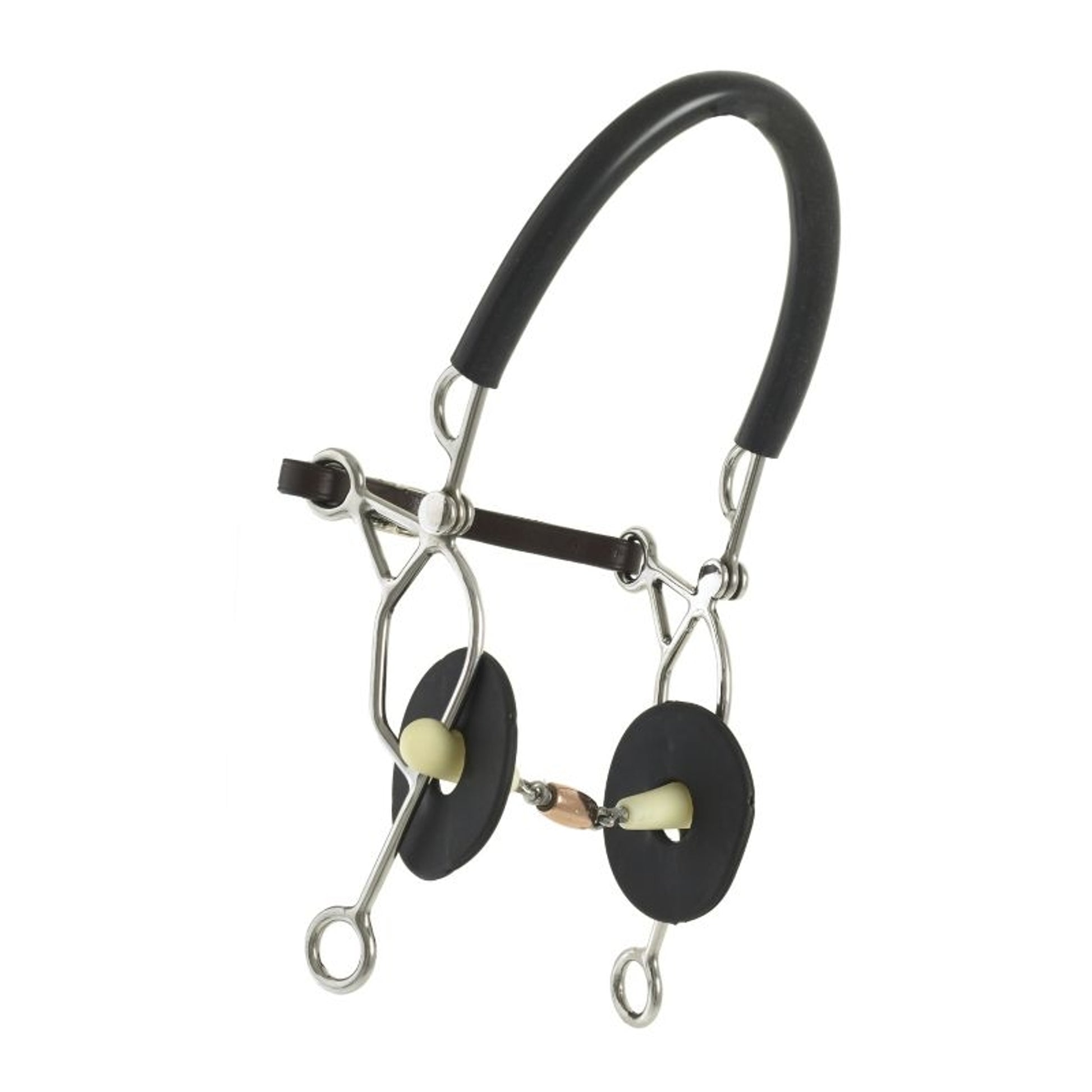Happy Mouth Copper Roller Hackamore Bit