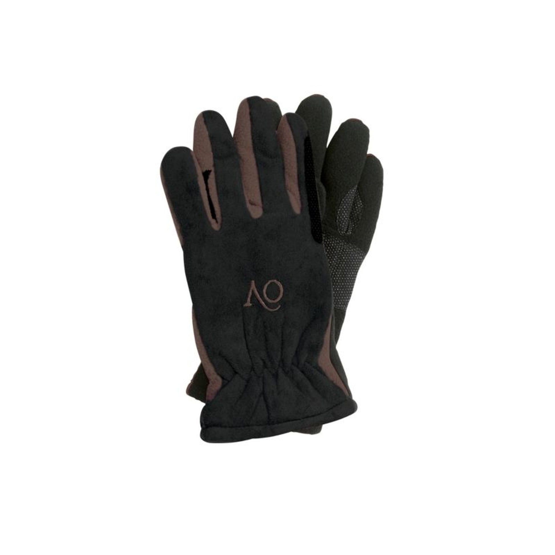 Ovation Ladies Polar Suede Fleece Gloves L Nvy/Blk