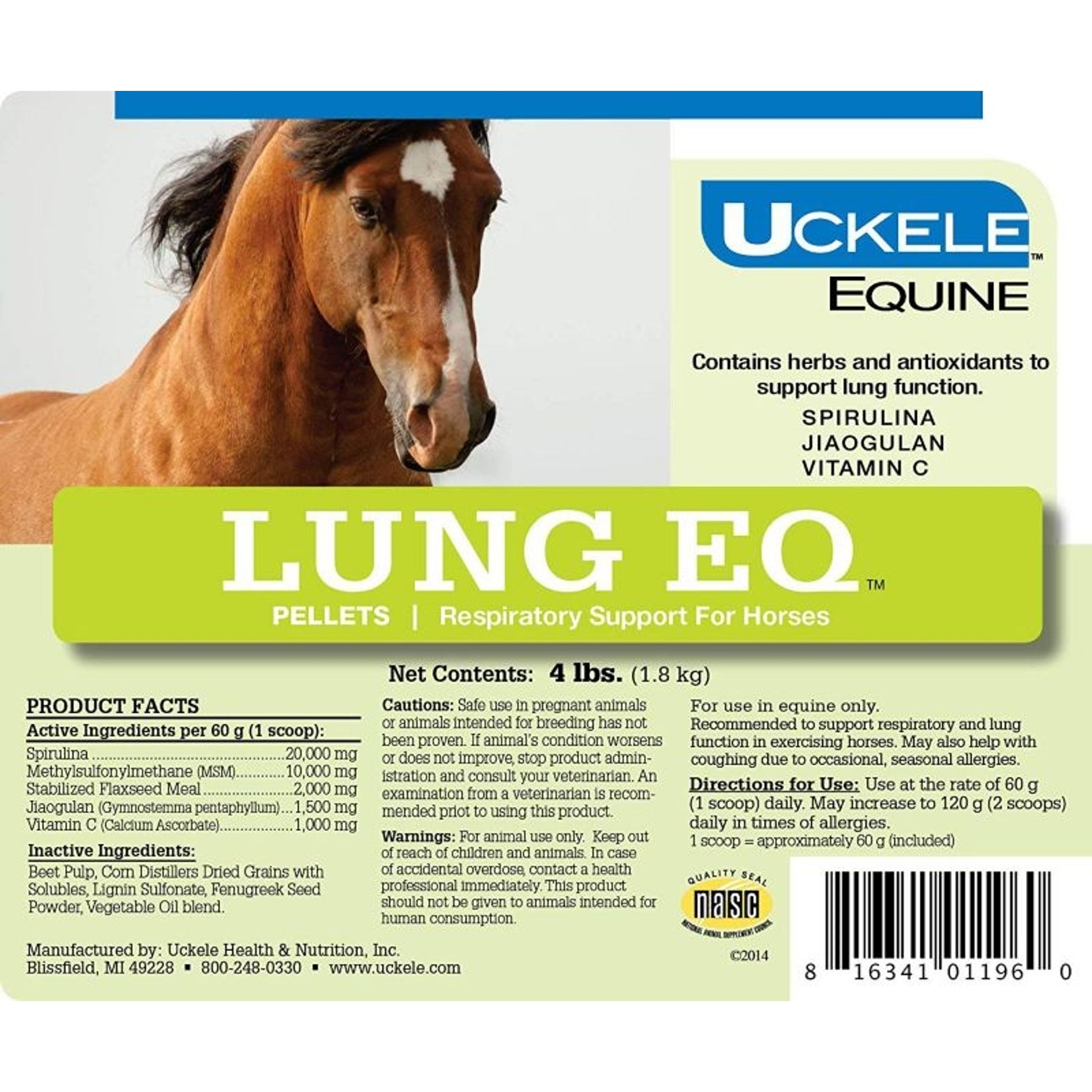 SmartEquine Lung Eq Respiratory Support Pellets