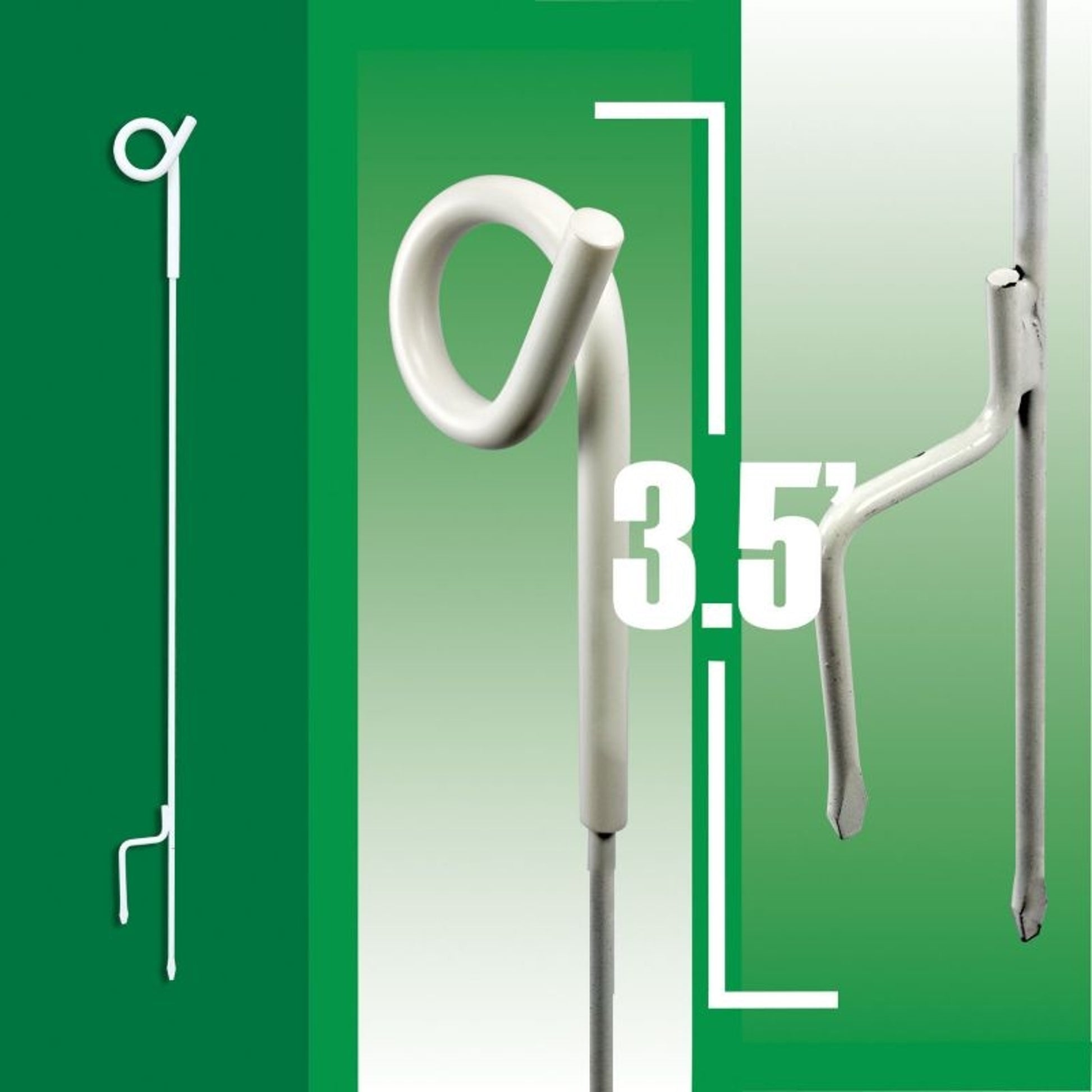Powerfields Metal Pigtail Post Single