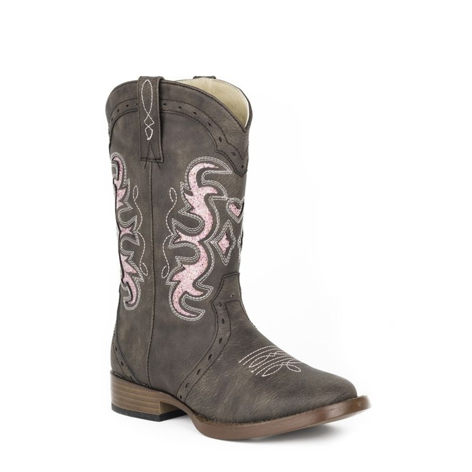 Roper Kids Lexi Square Toe Boots