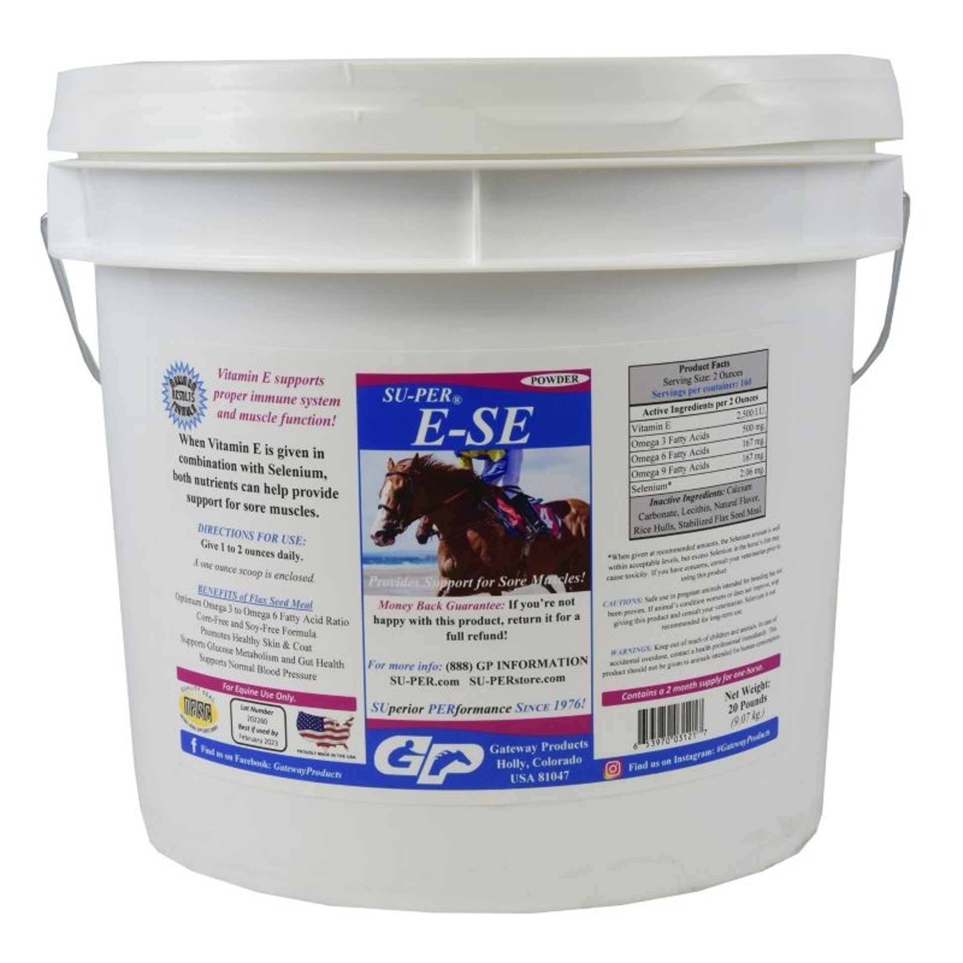 SU-PER E-SE Powder Supplement 20 lb