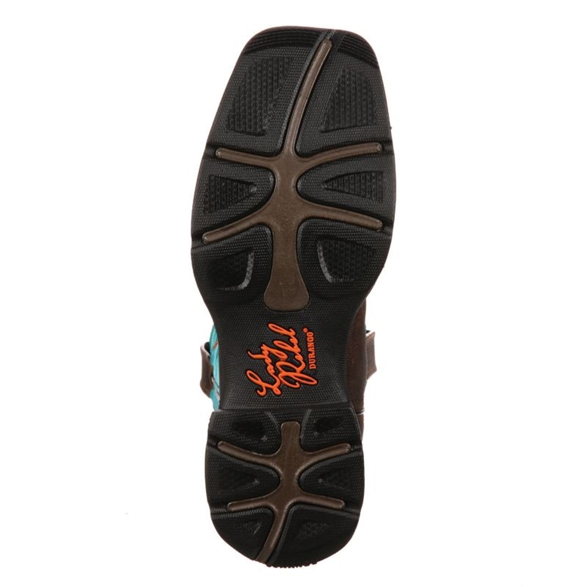 Durango Lady Rebel Square Toe Turquoise Boots