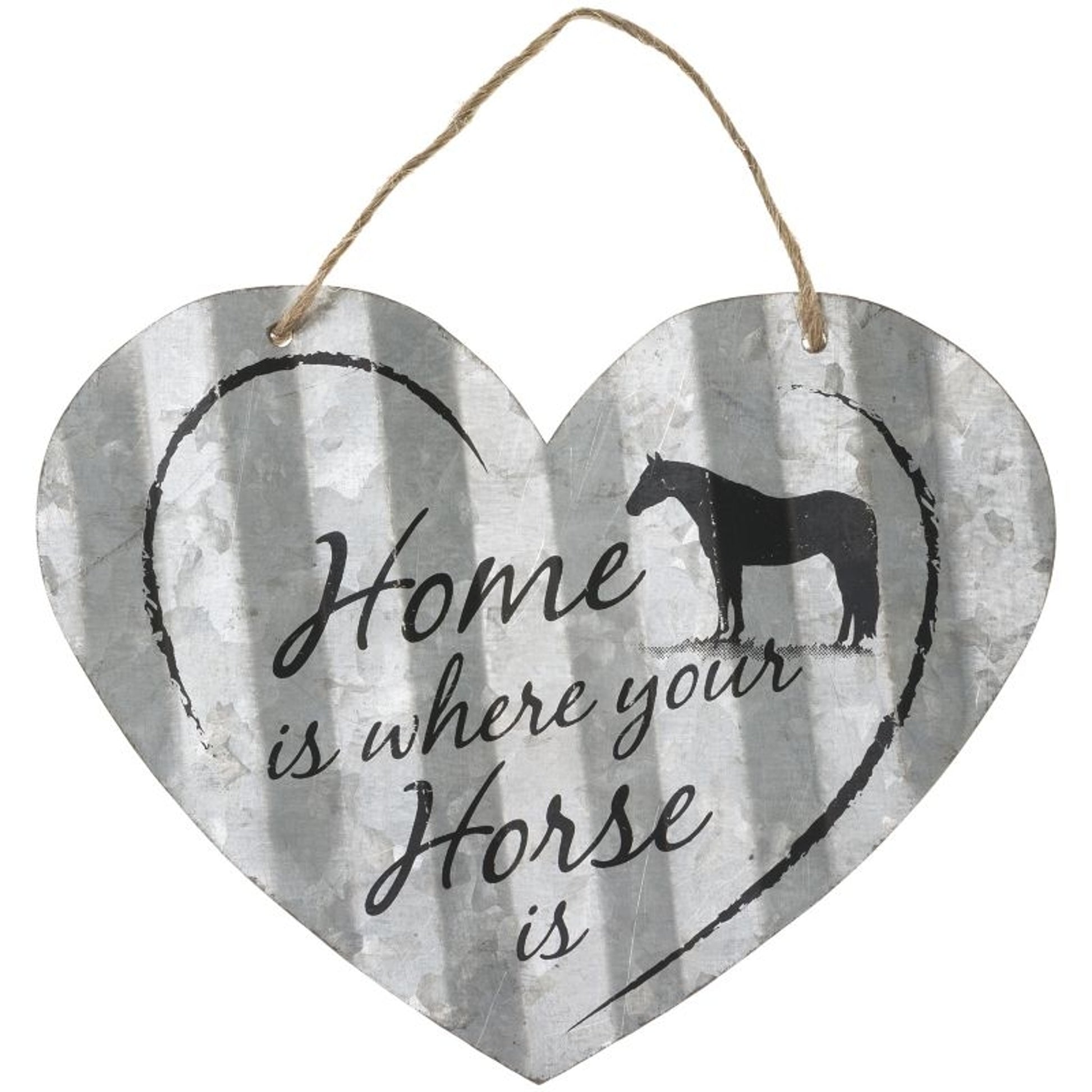 Heart Shaped Metal Sign