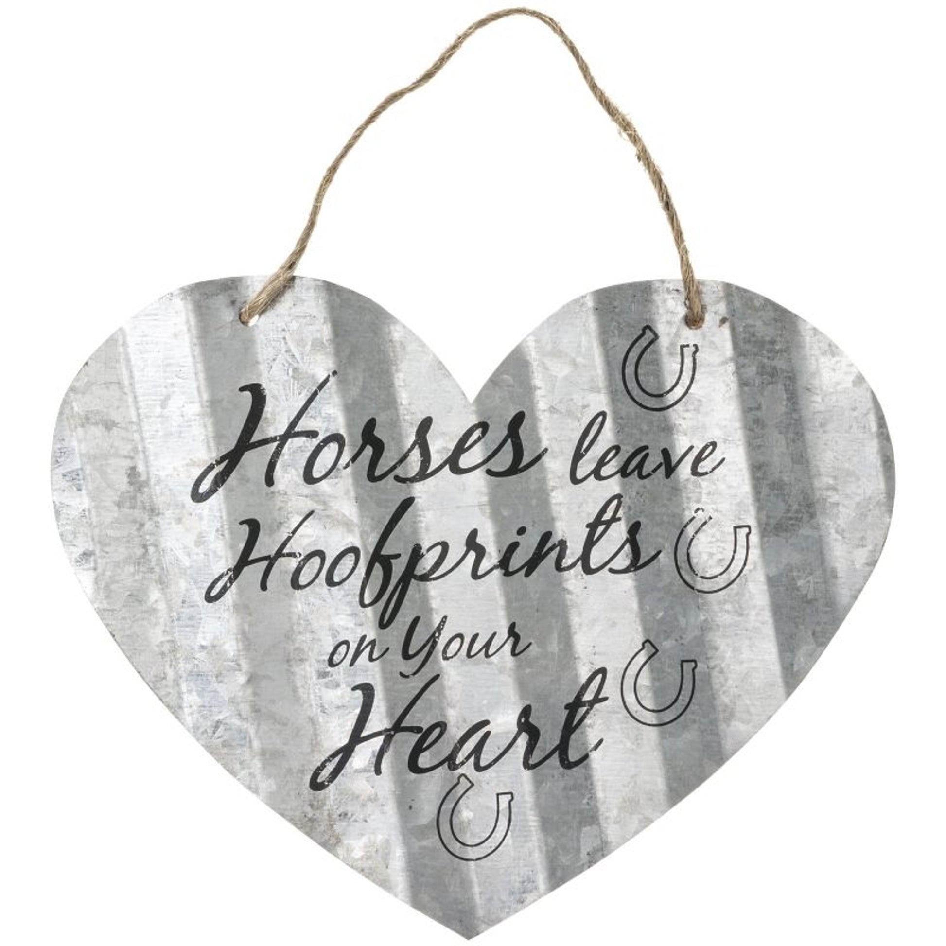Heart Shaped Metal Sign