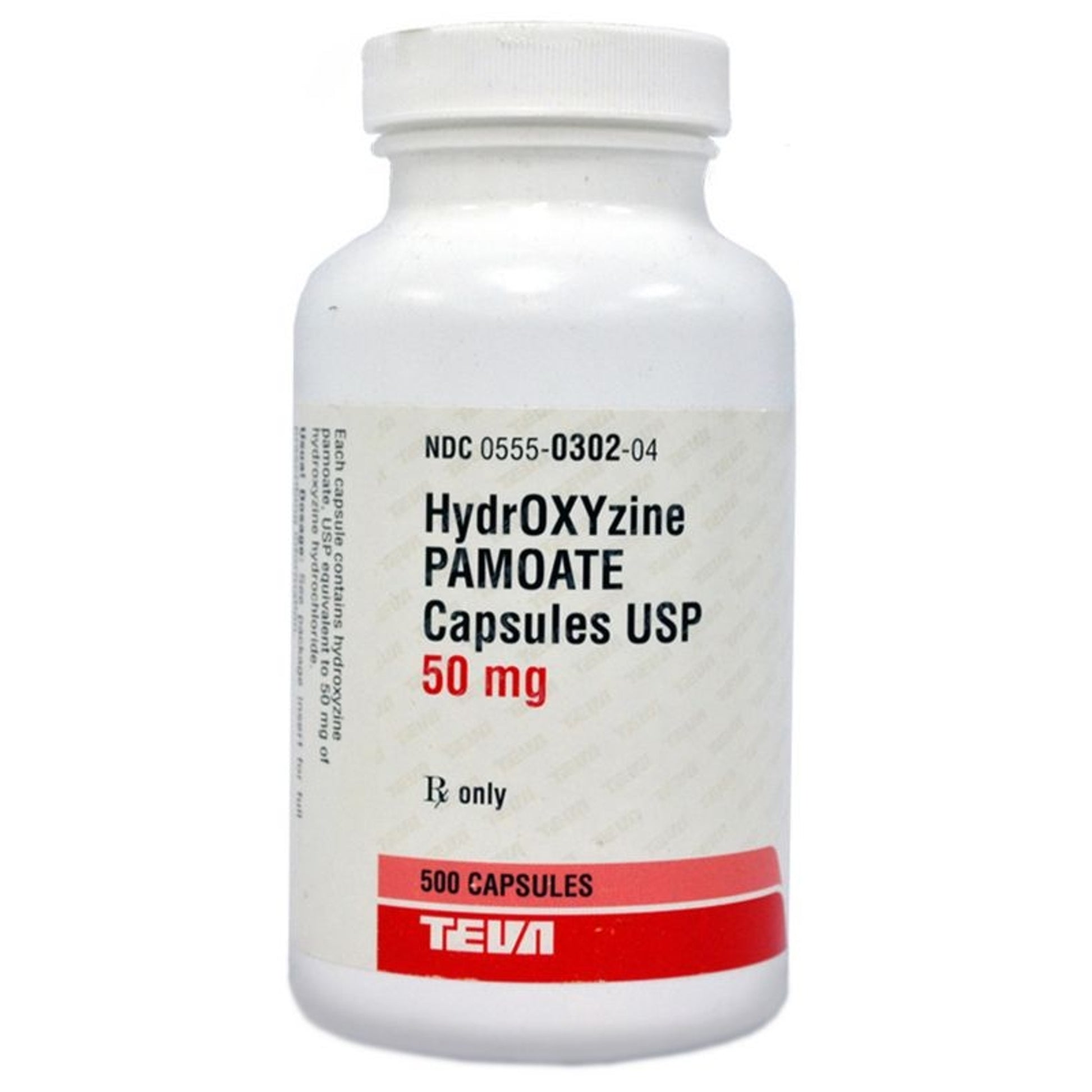 Hydroxyzine Pamoate 50mg Capsule 500 Count