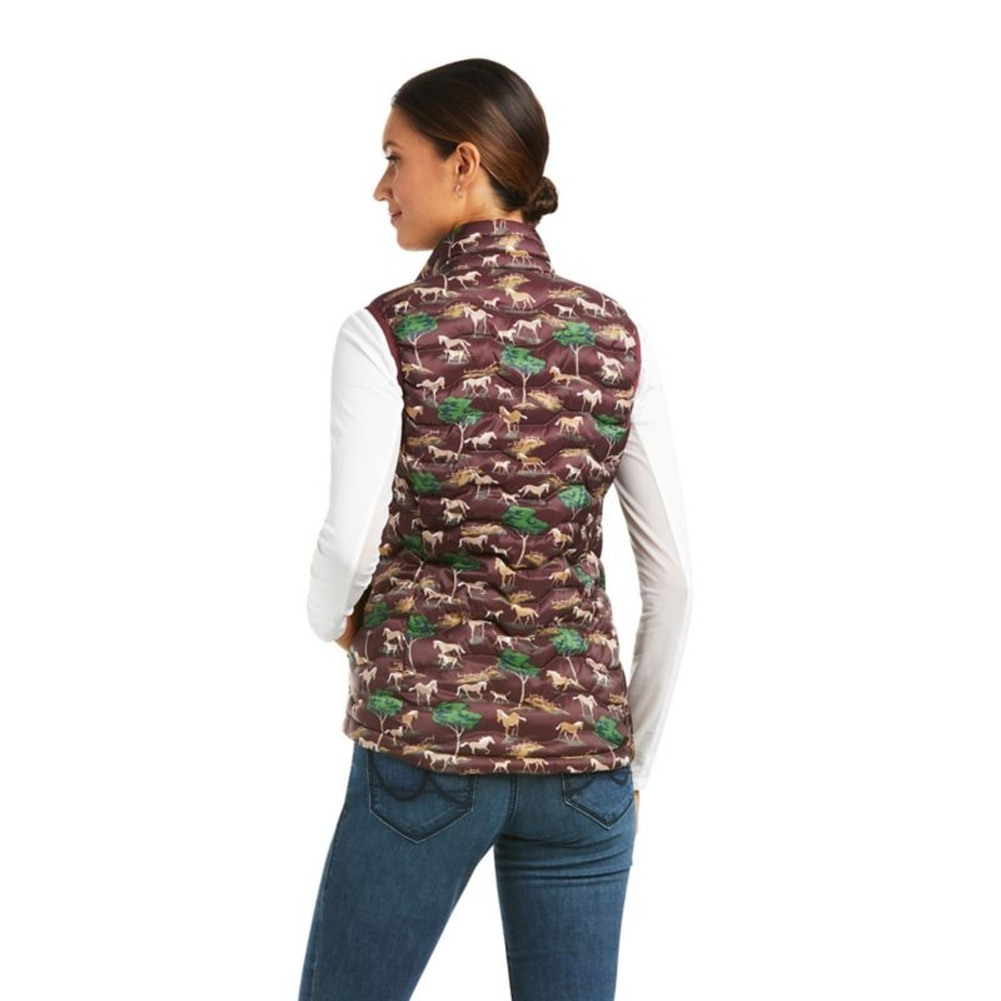 Ariat Ladies Ideal 3.0 Down Vest Small Antique Mos