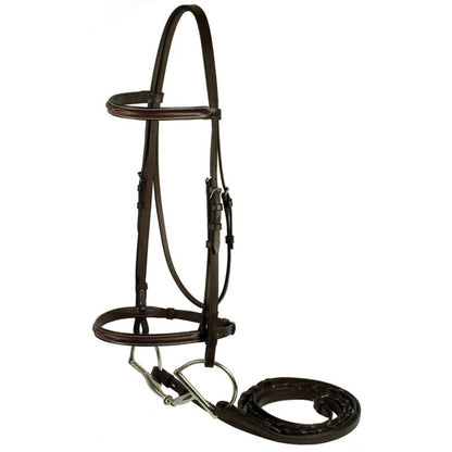 Gatsby Fancy Stitched Raised English Bridle