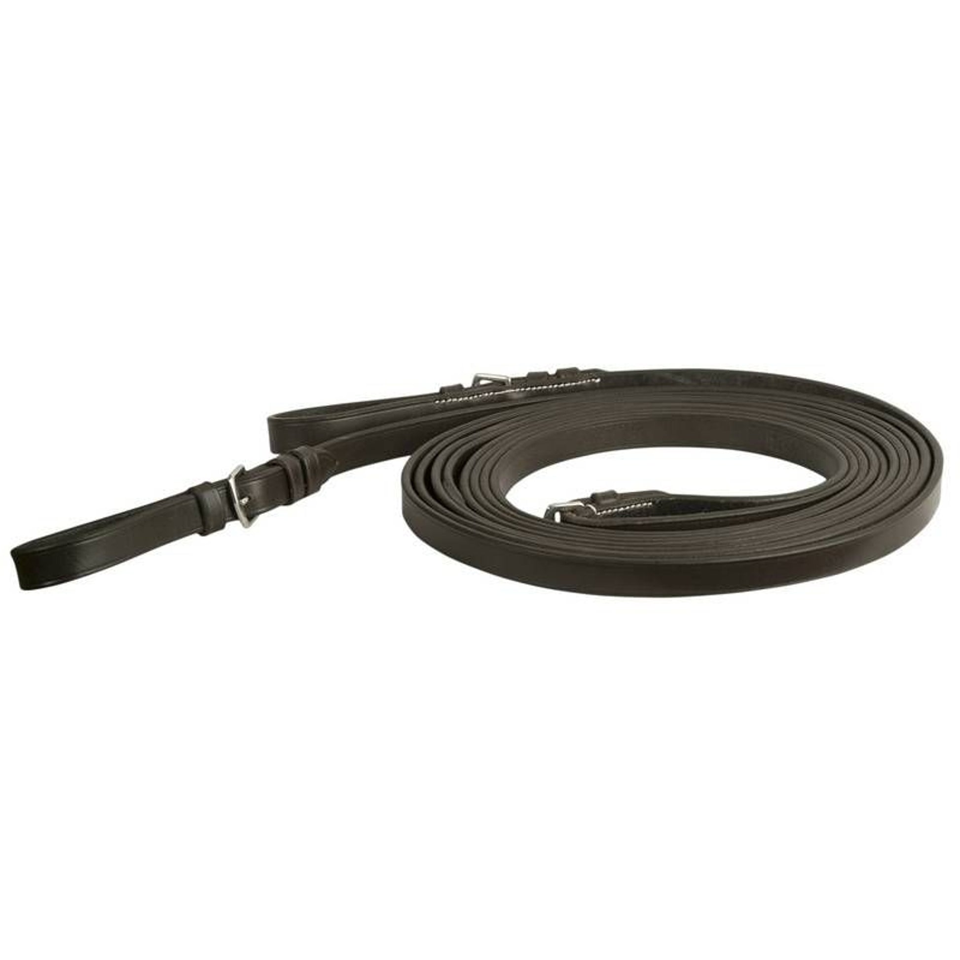 DaVinci Leather Draw Reins 5/8in x 108in Dk Brown