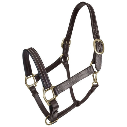 Gatsby Classic Triple Stitch Leather Halter
