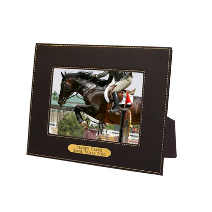 Perri's Personalized Leather Picture Frame