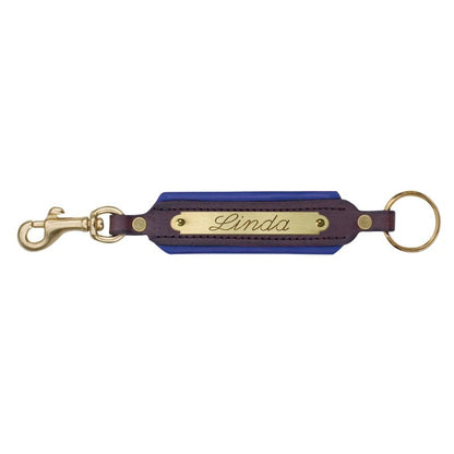 Perri's Personalized Padded Leather Keychain