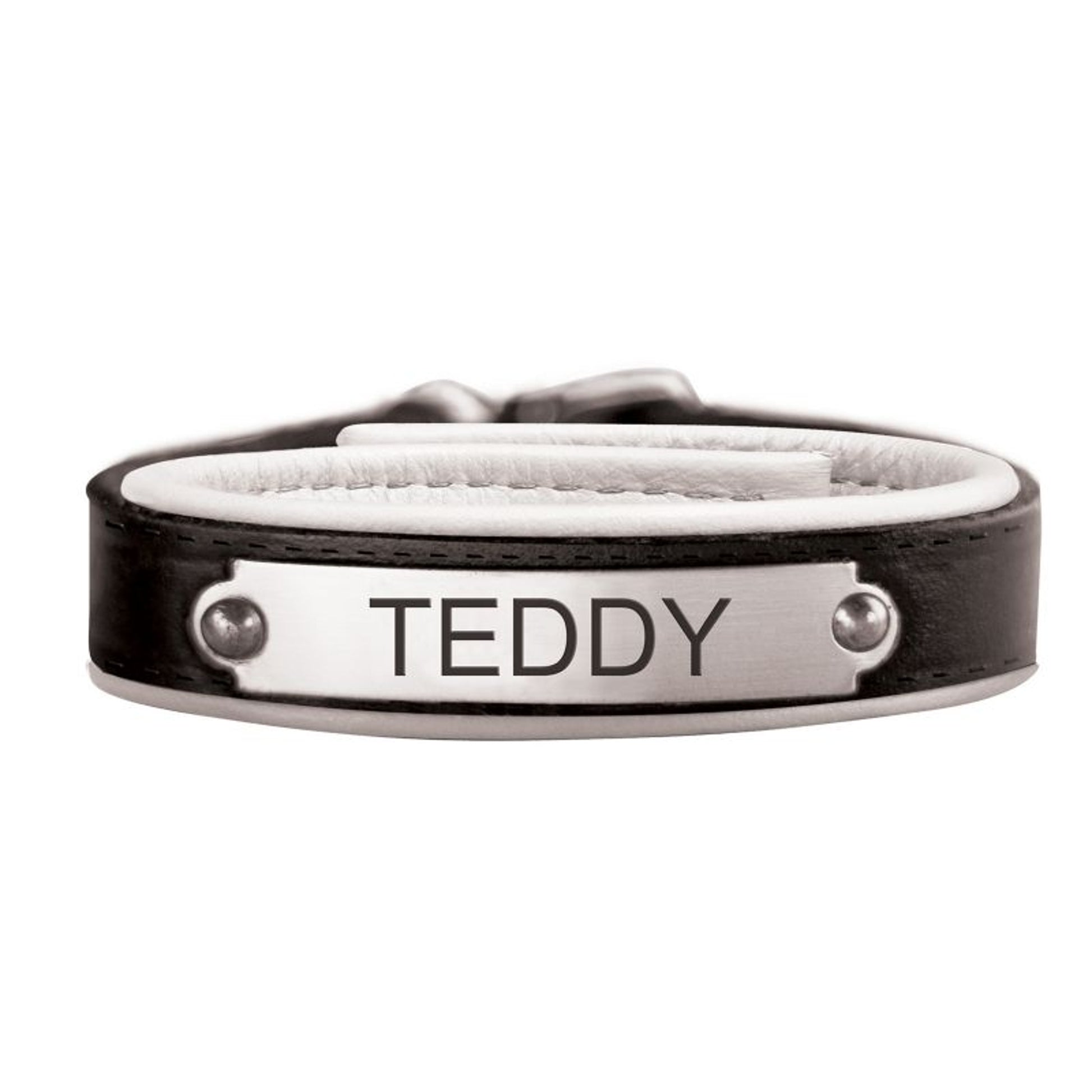 Perri's Personalized Padded Leather Bracelet