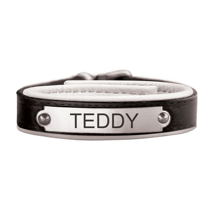 Perri's Personalized Padded Leather Bracelet
