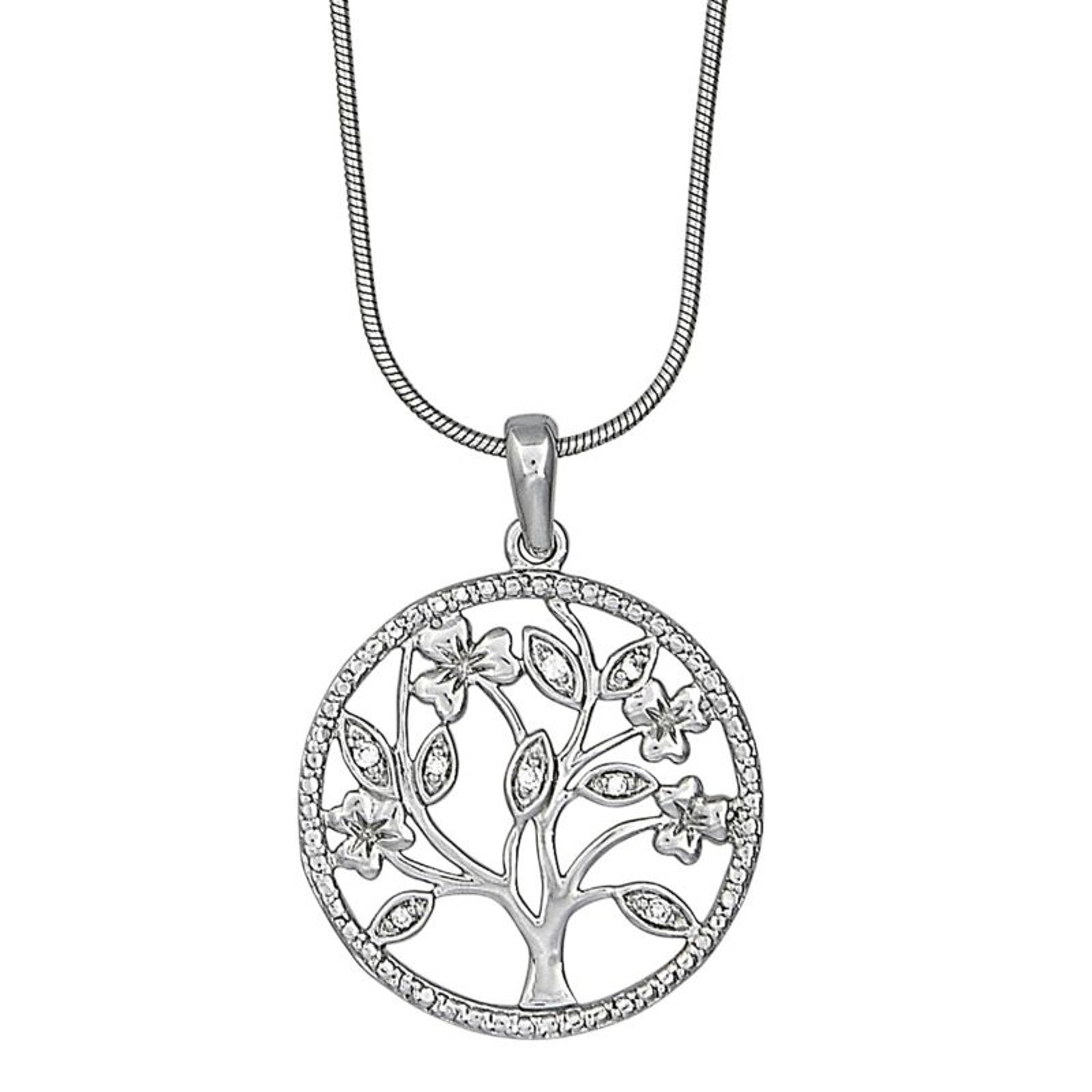 Kelly Herd Circle Tree Necklace