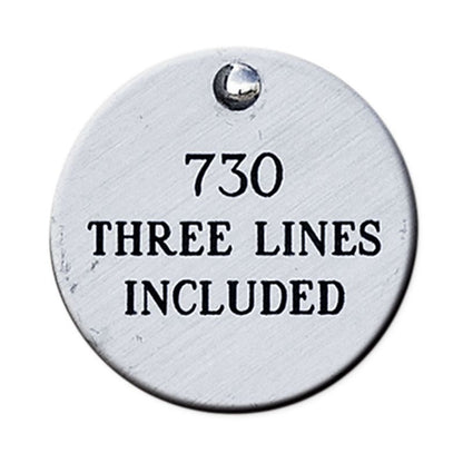 Personalized 1 1/4in Heavyweight Tag