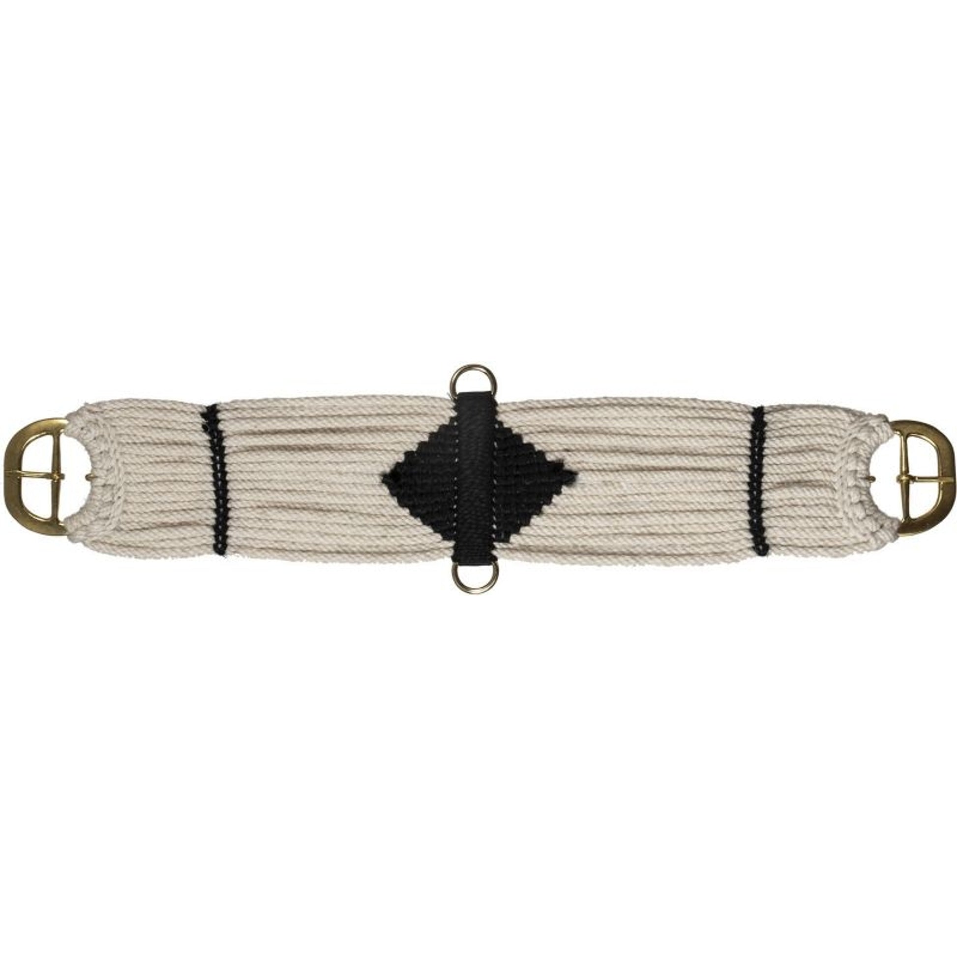 Mustang Diamond Center Mohair Brass Cinch
