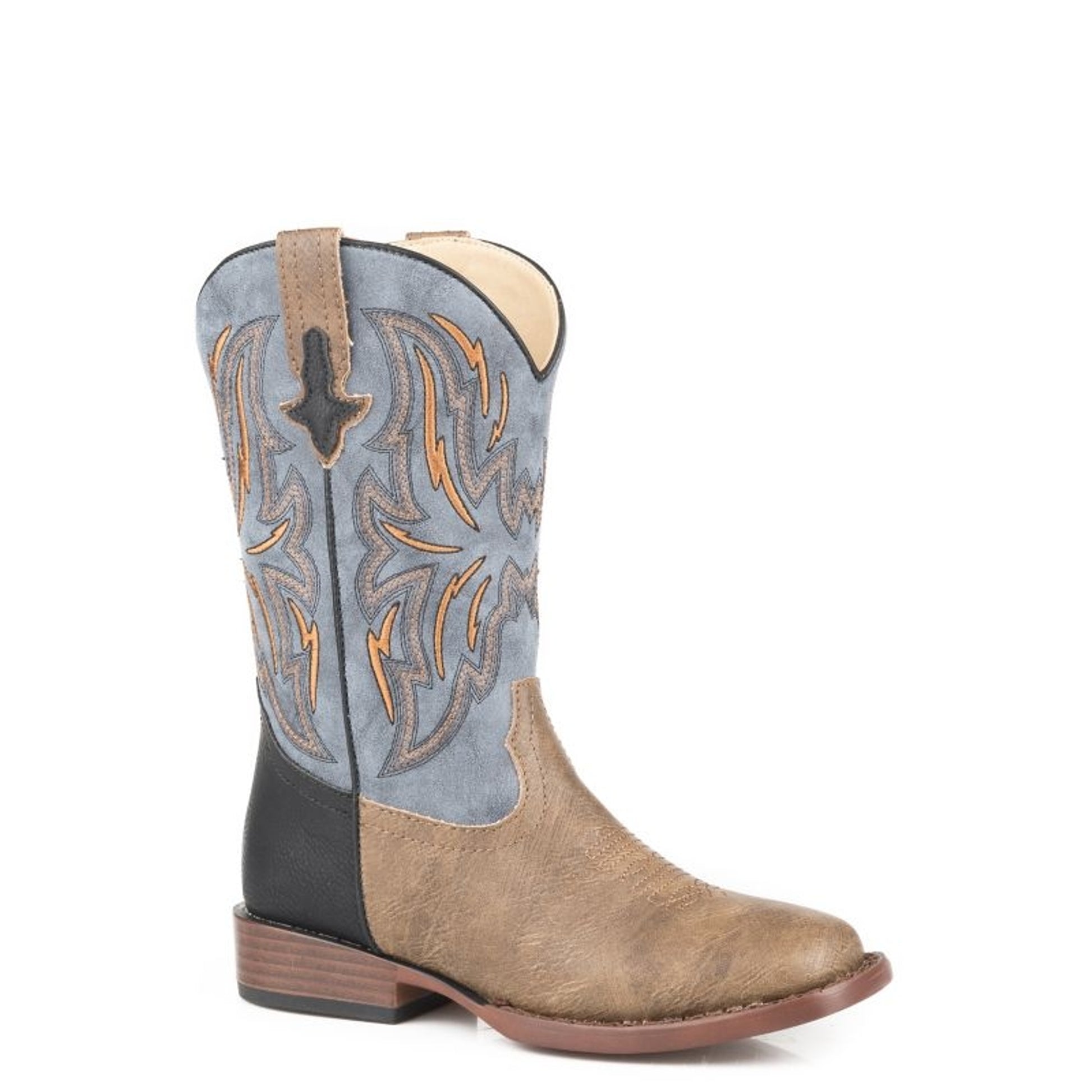 Roper Little Kids Dalton Square Toe Boots