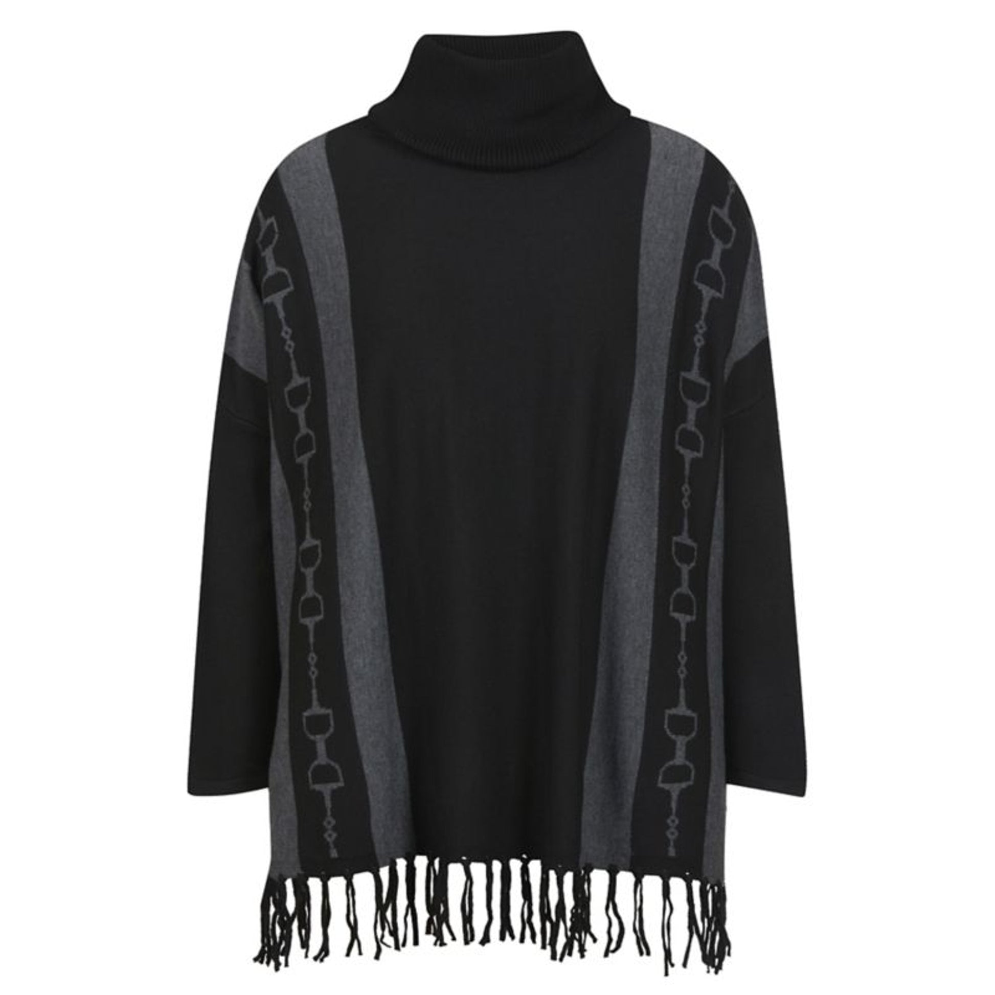 EQL by Kerrits Turtleneck Poncho Sweater