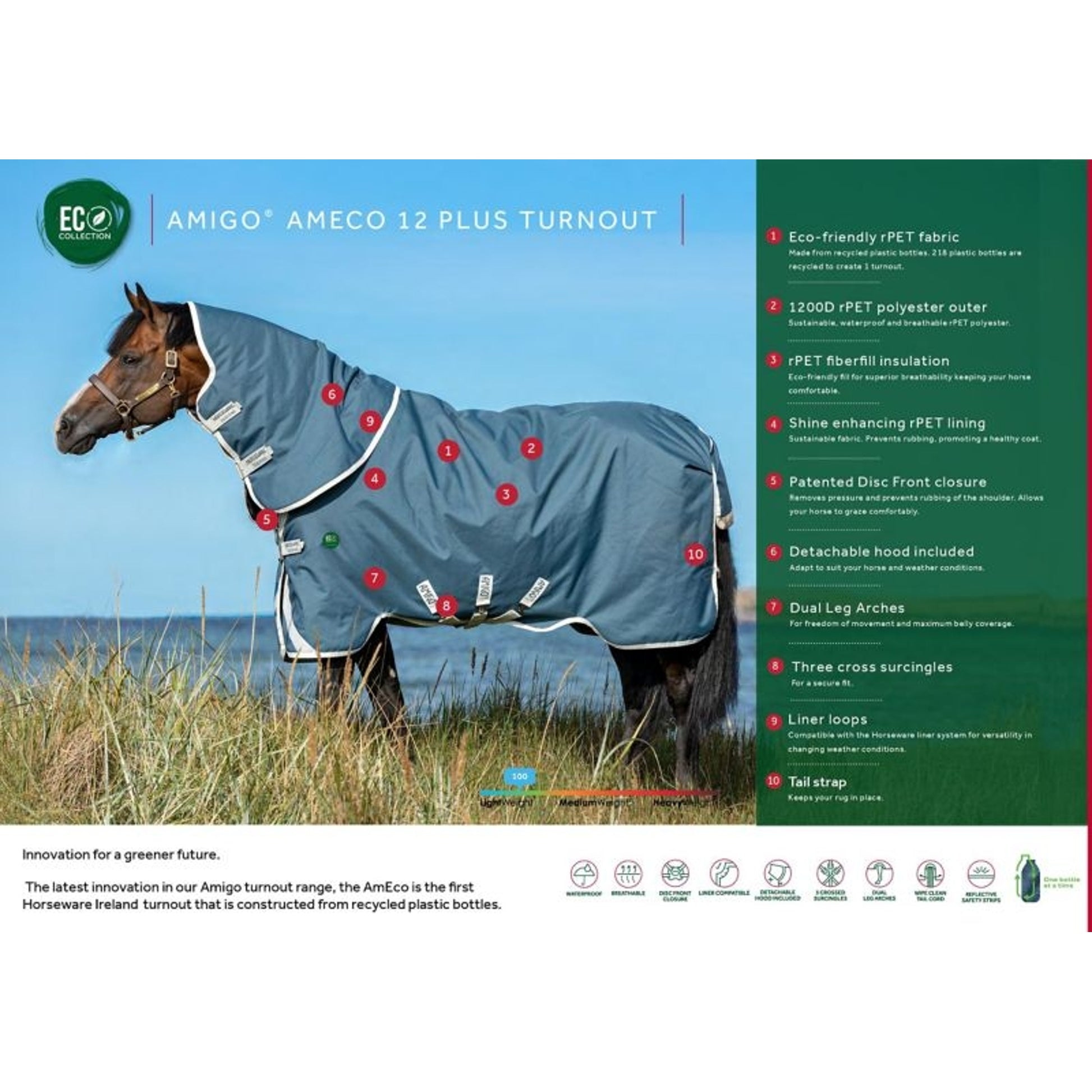 Amigo AmEco Bravo 12 Plus Turnout 100g
