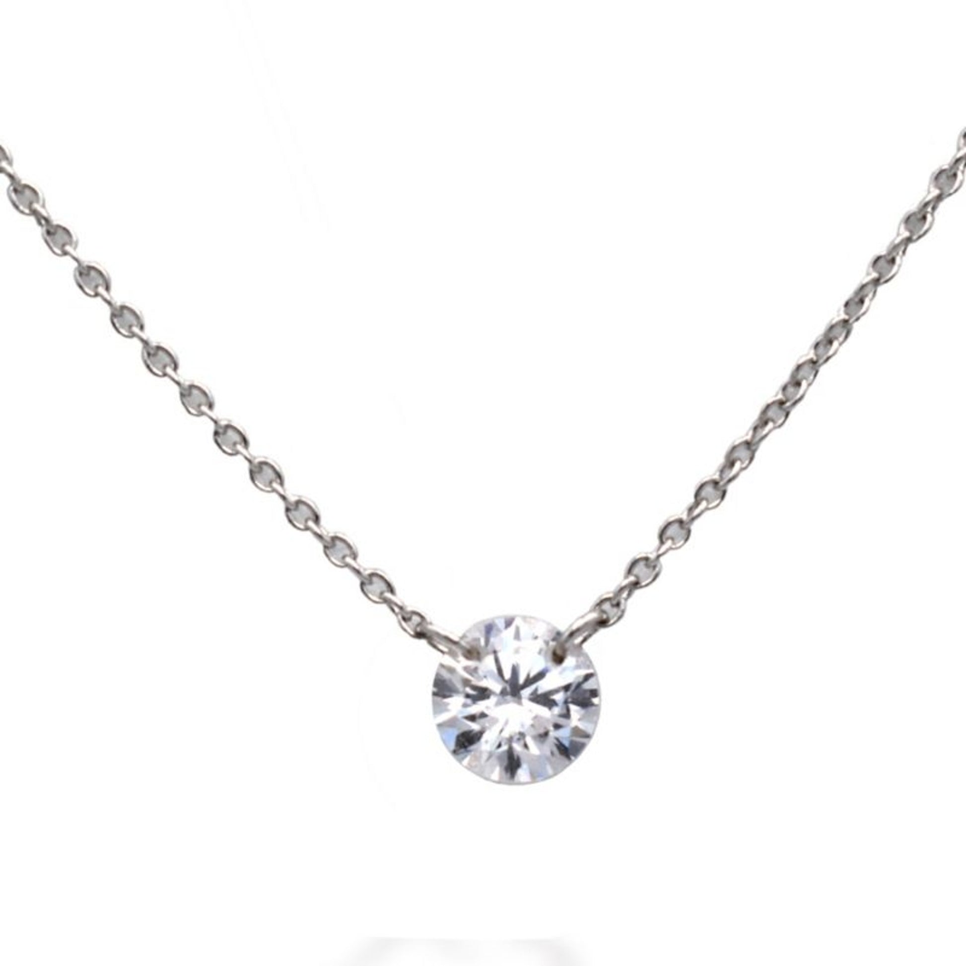 Kelly Herd Clear Stone Naked Pendant - 1CT