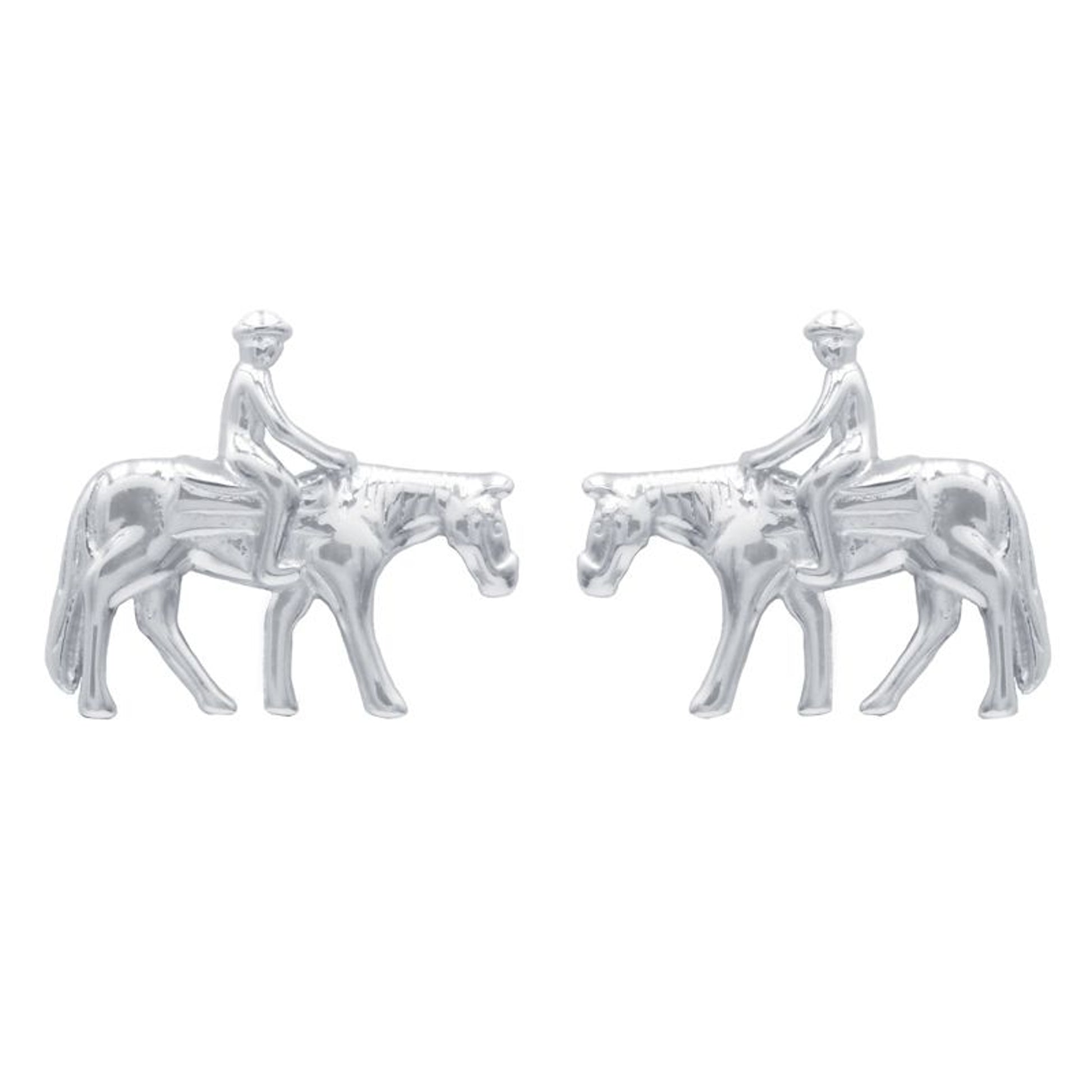 Kelly Herd Western Pleasure Horse with Rider Earrings