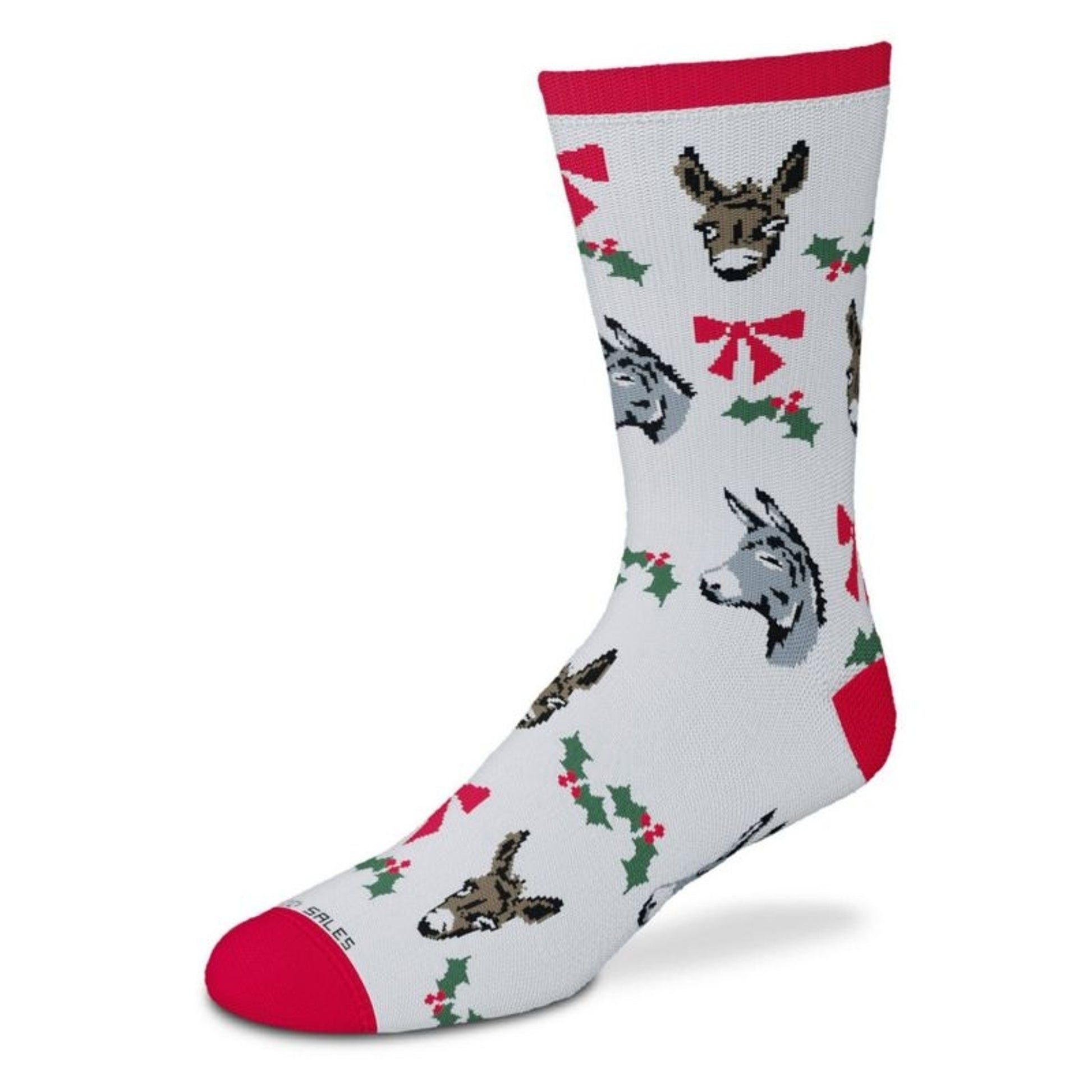 Donkey Holly Berry Socks