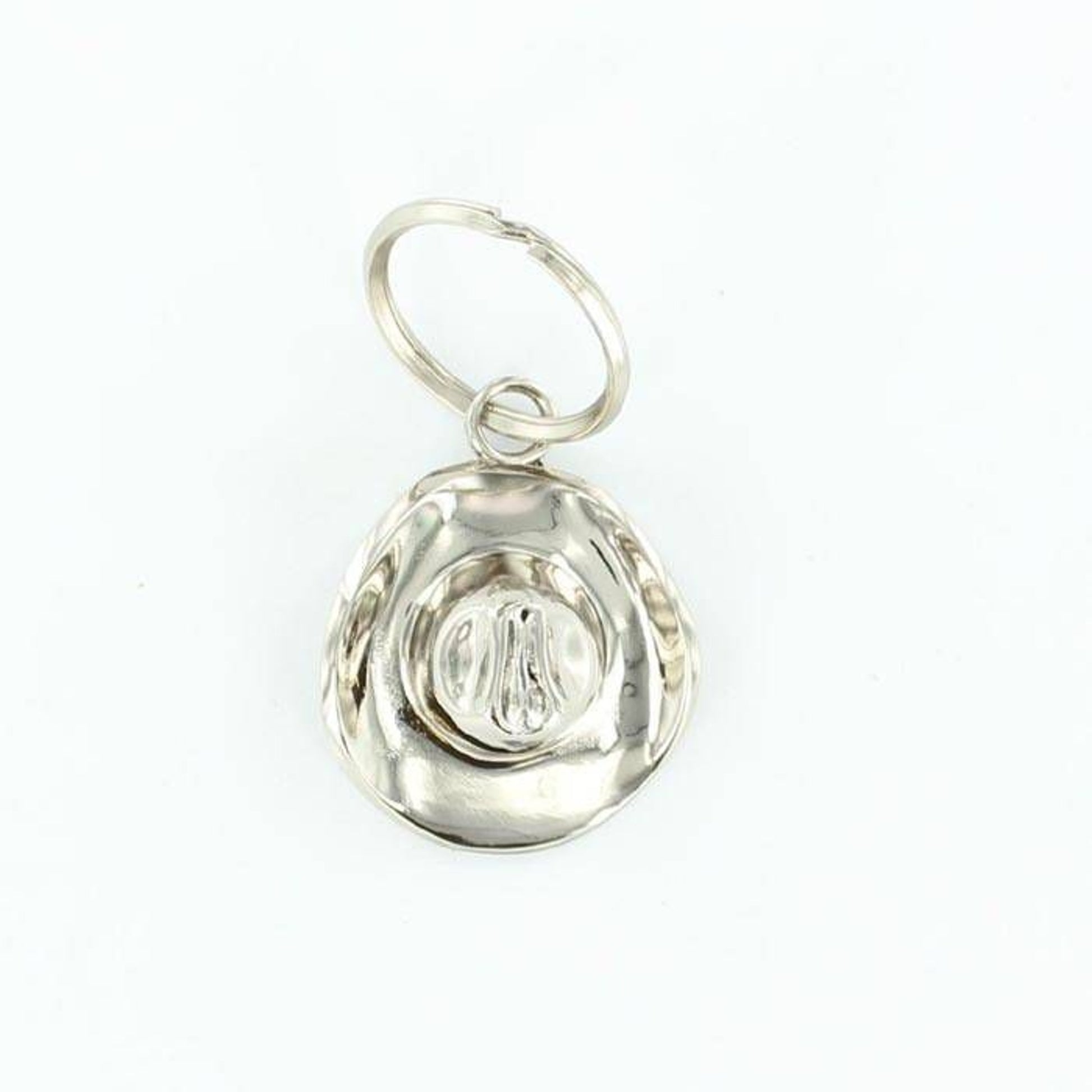 MF Western Hat Key Ring Black/White