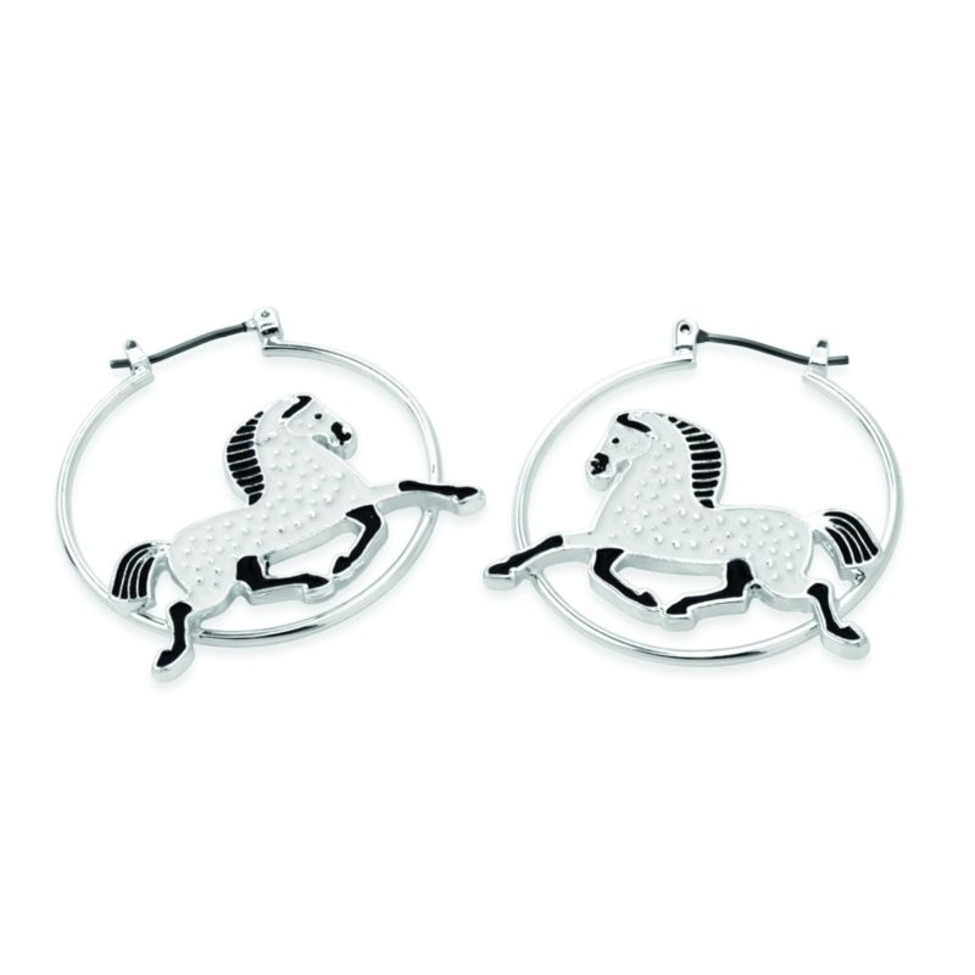 Kelley Dapple Horse Earrings