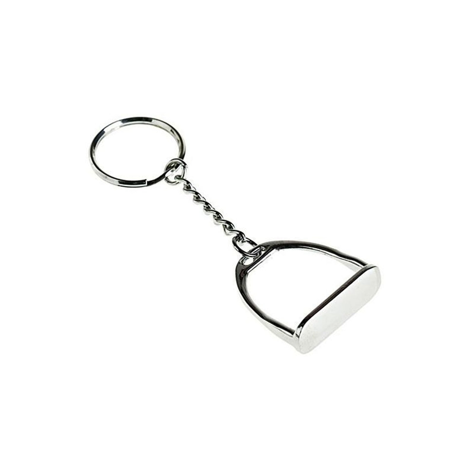 HorZe Stirrup Key Ring Silver