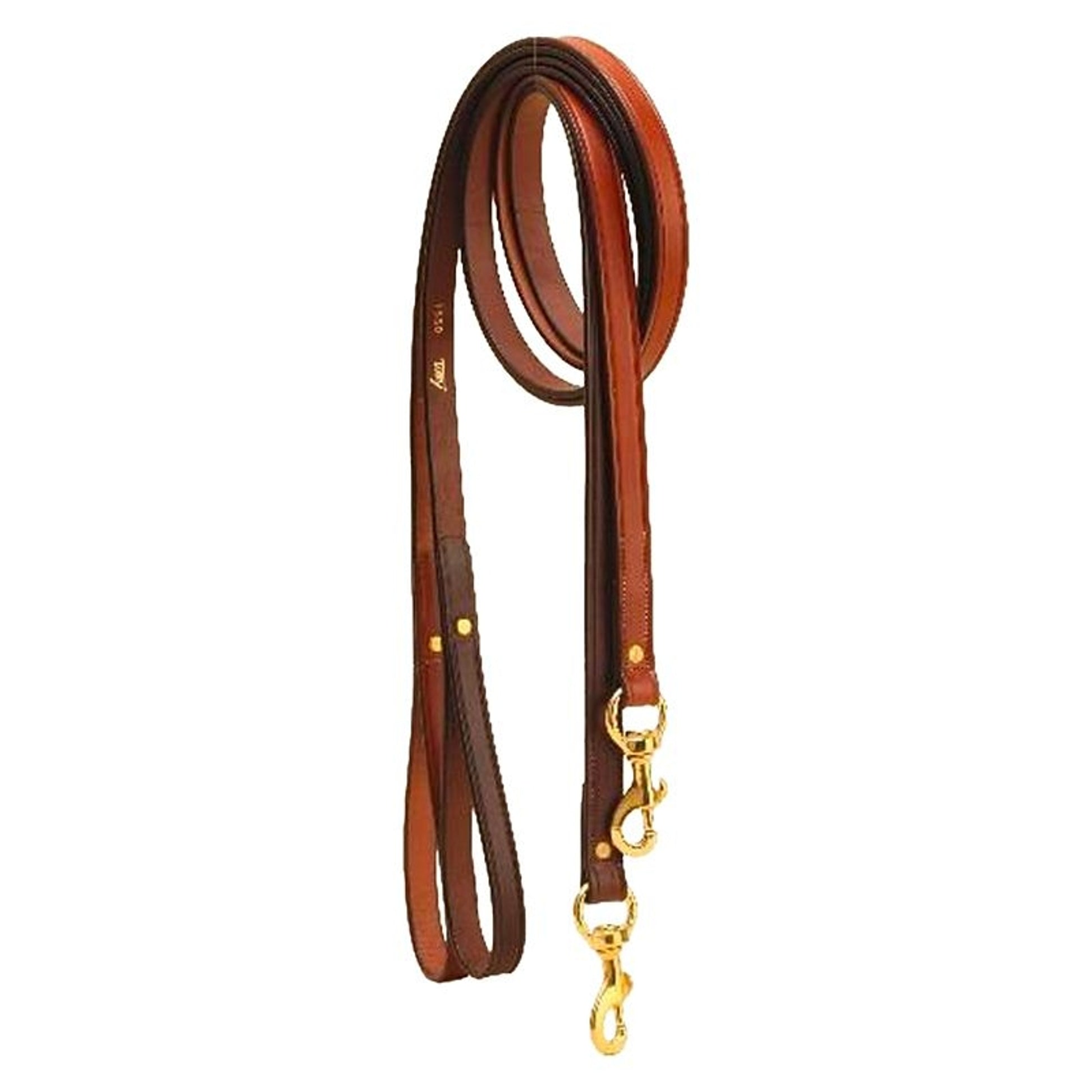 Tory Plain Creased Dog Leash 3/4Inx6Ft Hav
