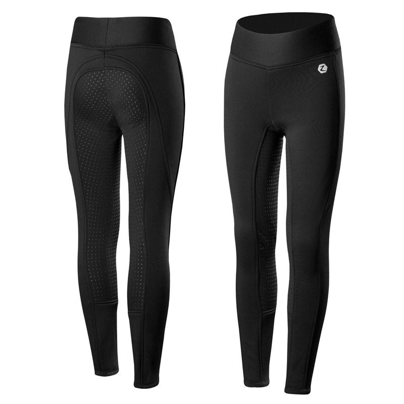 Horze Kids Active Silicone Full Seat Winter Tights