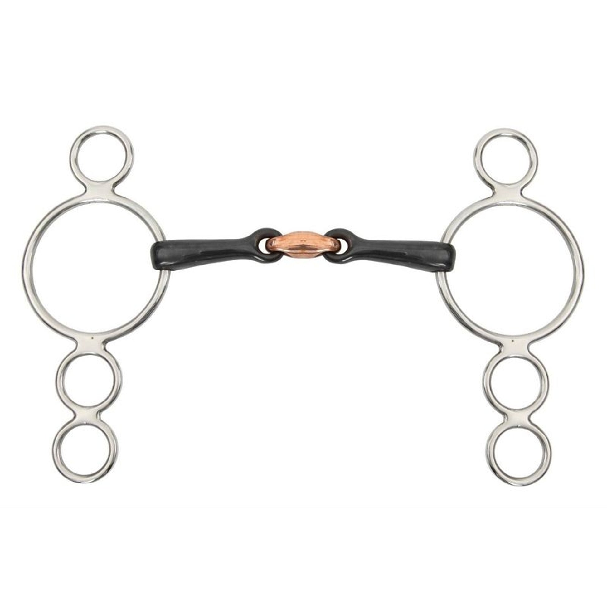 Shires Three Ring Sweet Iron Dutch Gag Bit