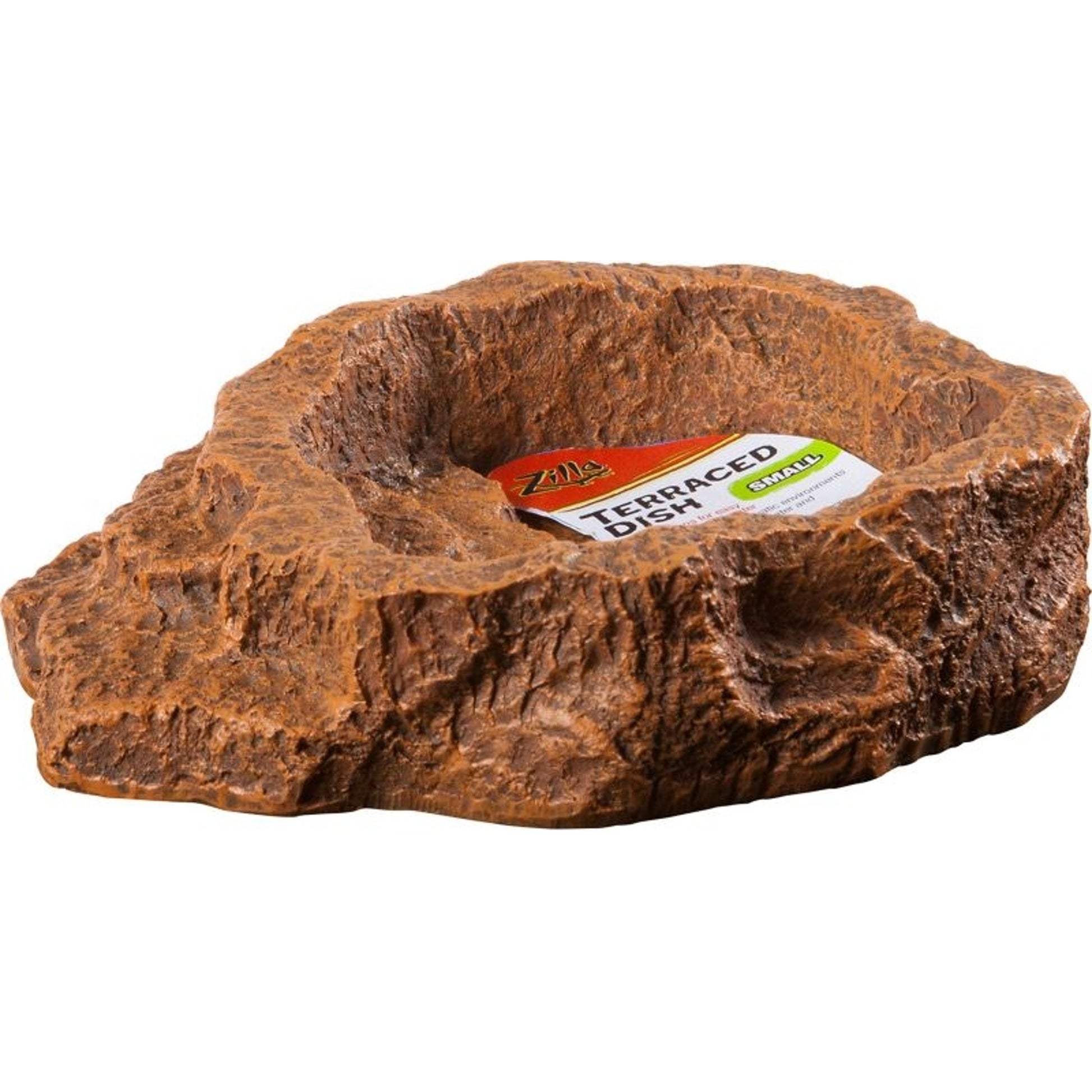 Terraced Dish Decor Small Orange