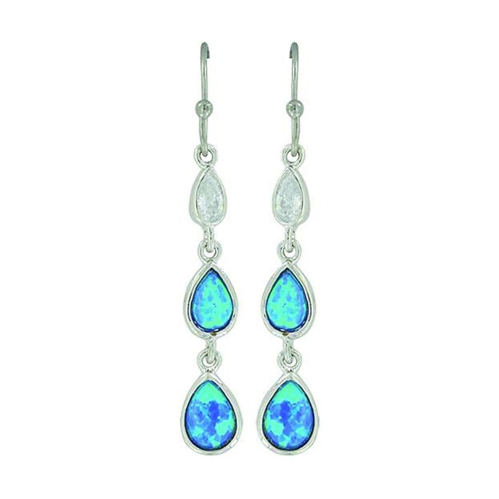 River Of Lights Falling Into Water Earrings