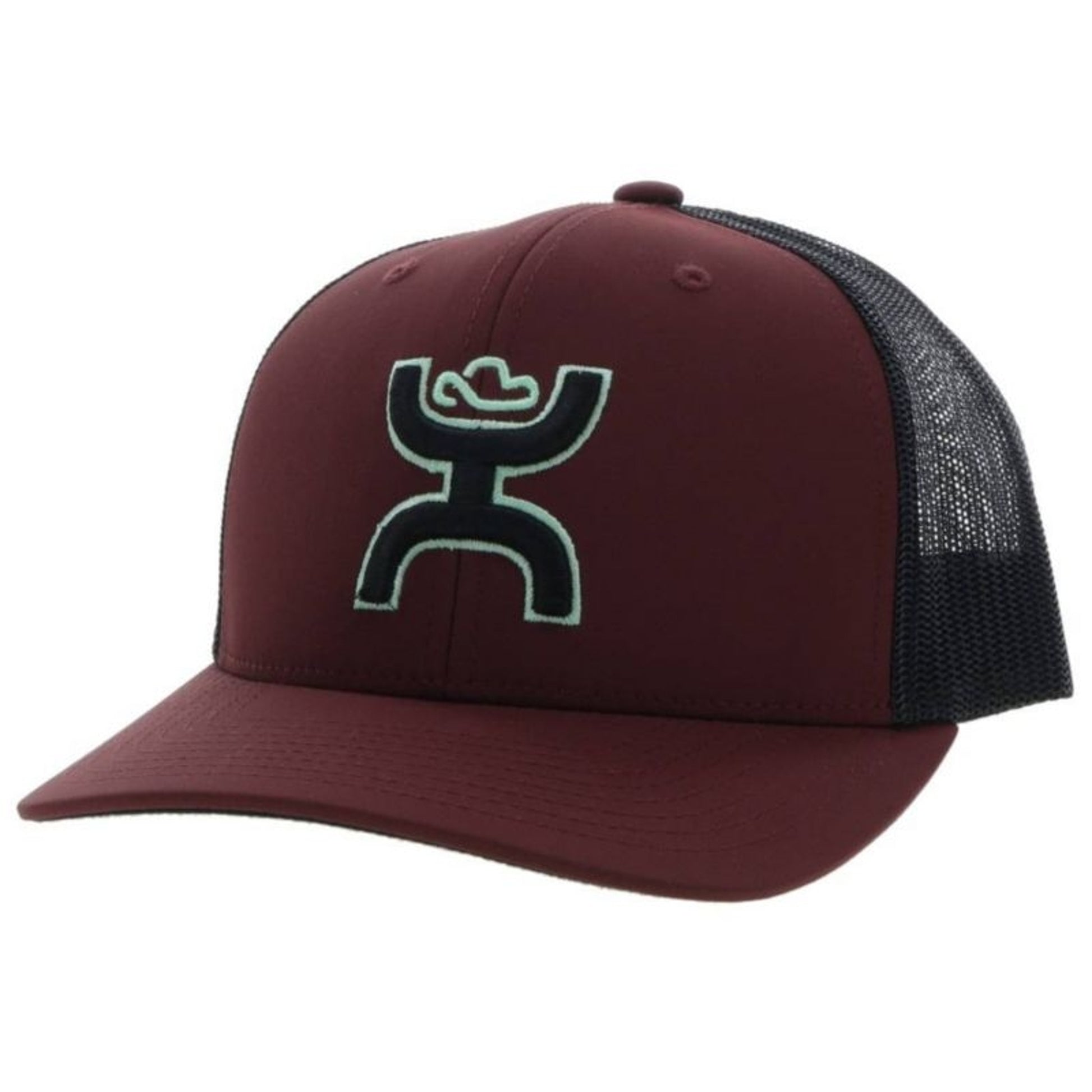 Hooey Trucker Cap Black/Silver Hooey Logo