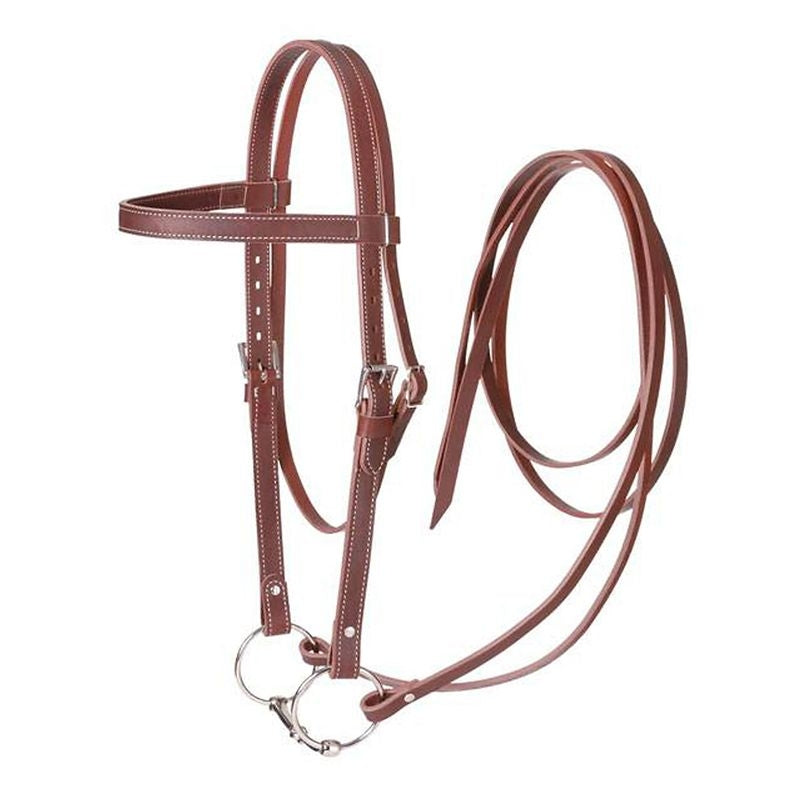 King Series Draft Horse Leather Bridle