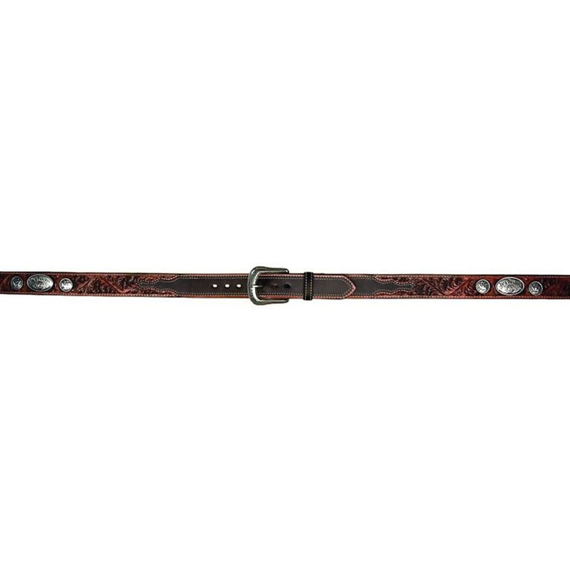 Jack Daniels Black Cutout Leather Belt