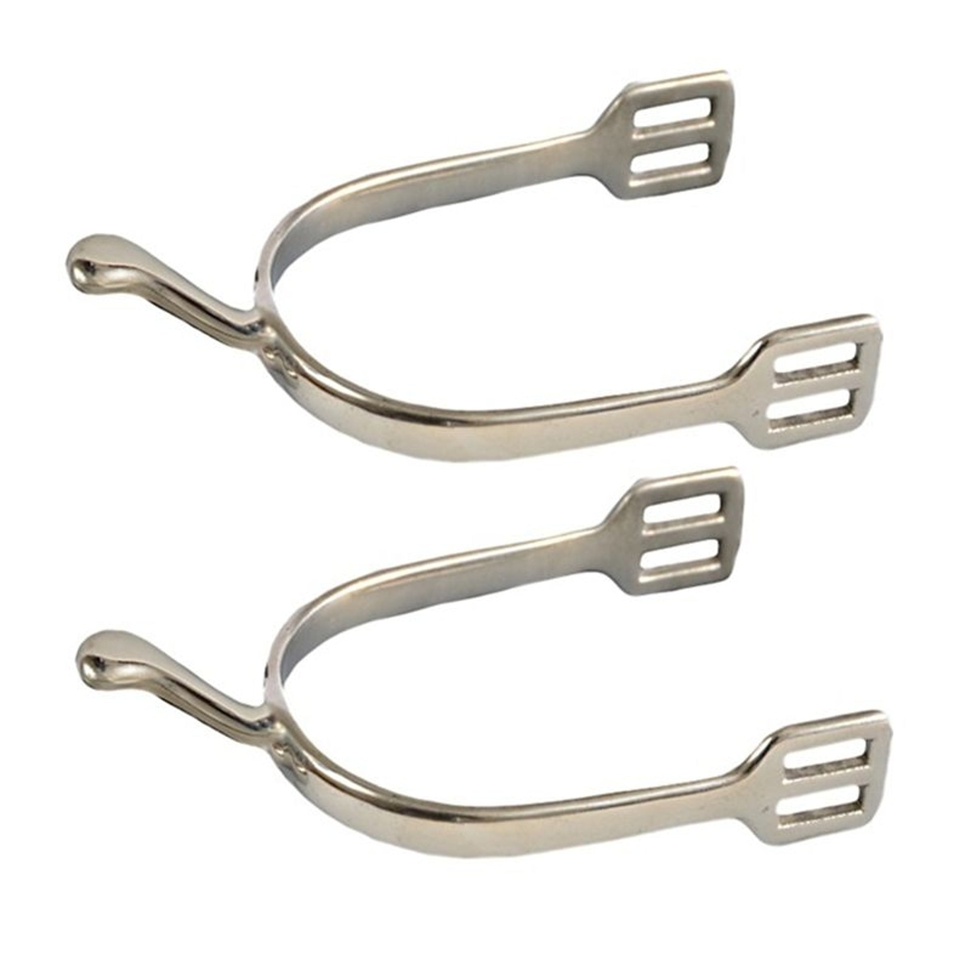Jacks Ladies Swan Neck Spurs Sold in Pairs Stainle
